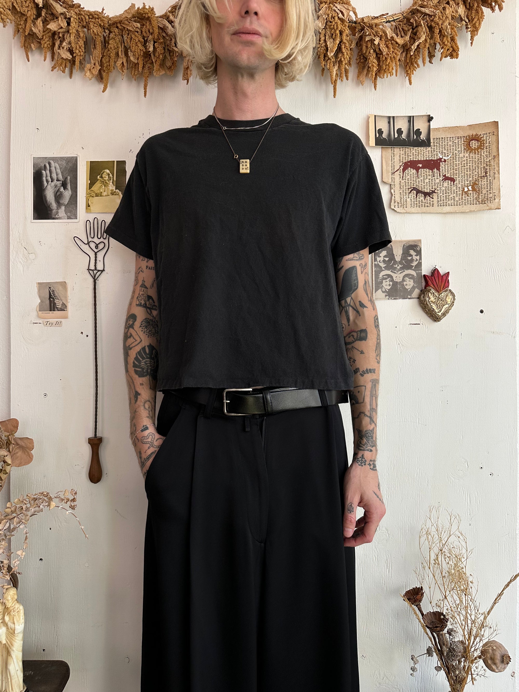 1990s Faded Black Blank