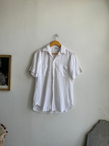 1970s Arrow Mesh Short Sleeve Button-Up (M/L)