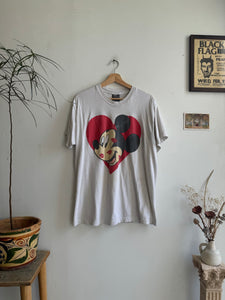 1990s Mickey Mouse Love T-Shirt (XL)