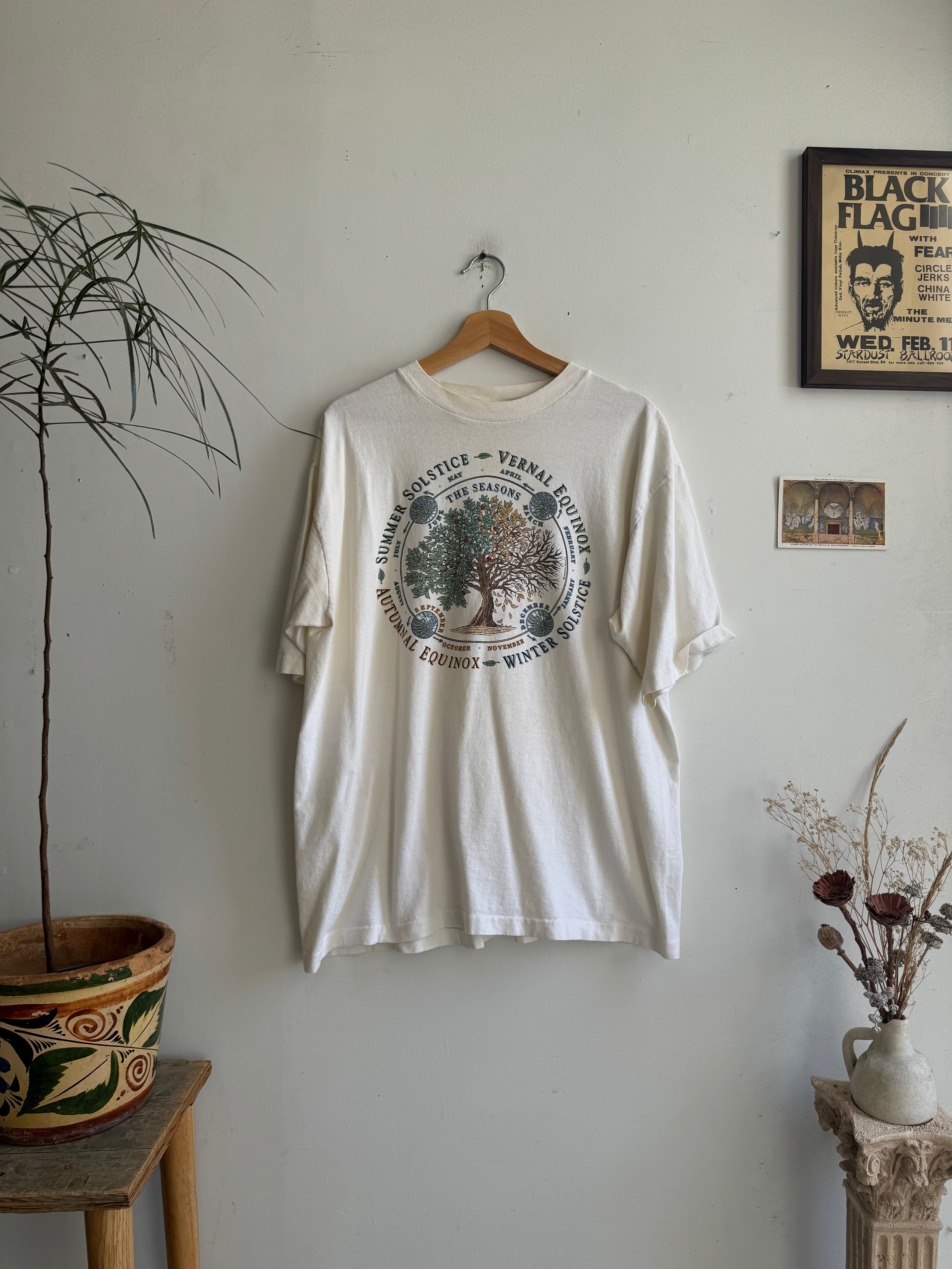 1990s Faded Solstice and Equinox T-Shirt (XXL)