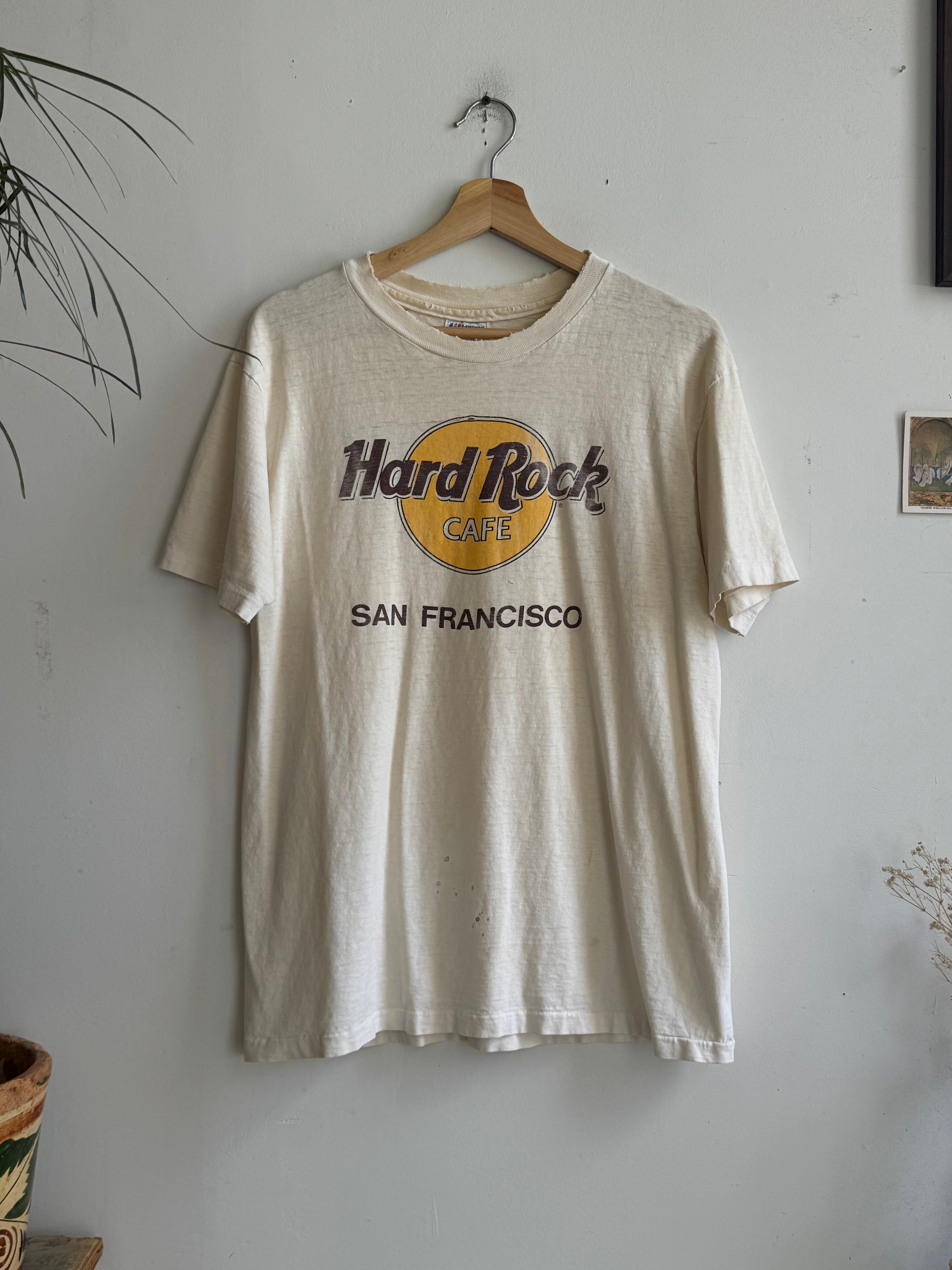 1980s Well Worn Hard Rock Cafe T-Shirt (M/L)