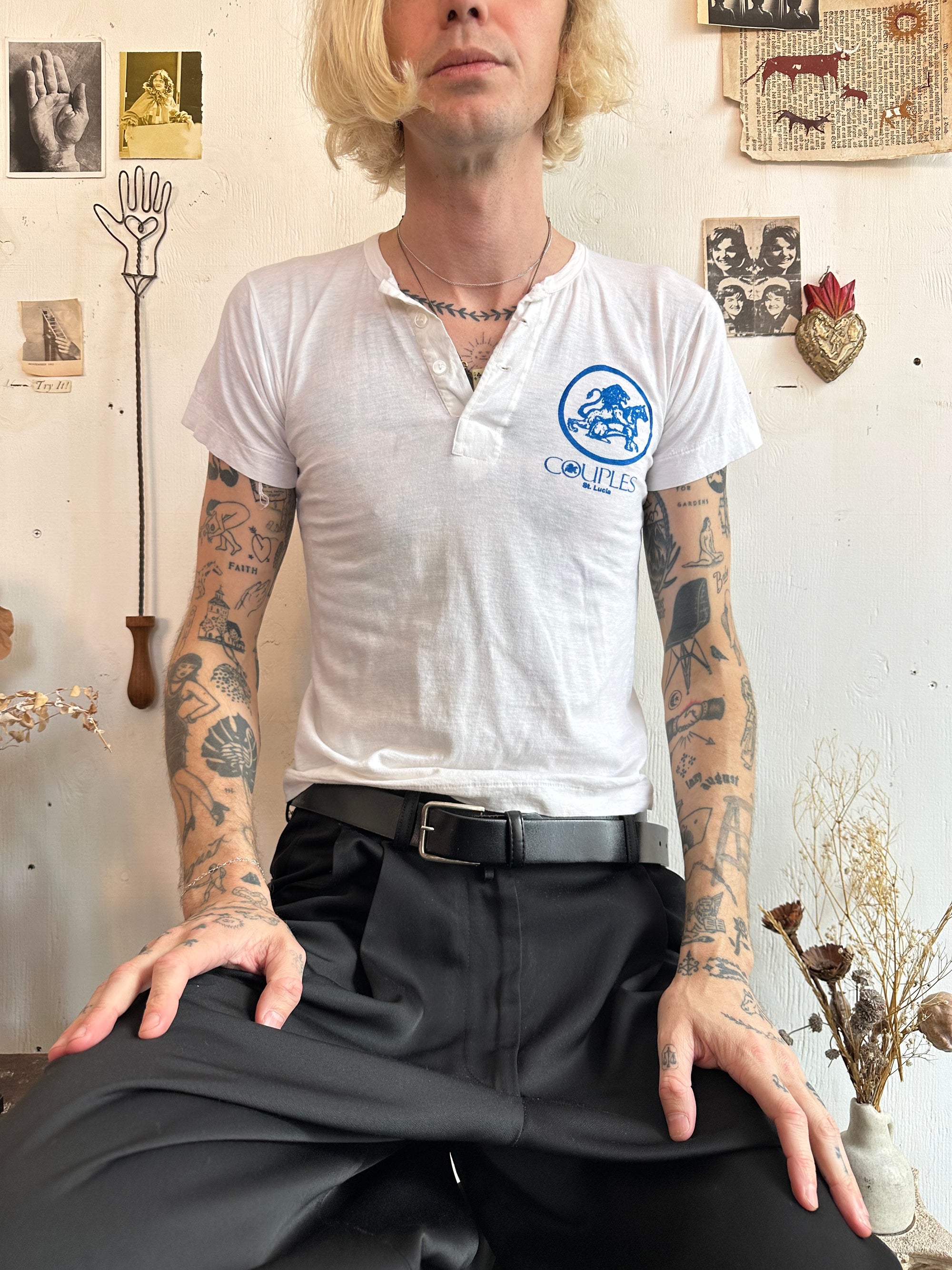 2000s Couples St. Lucia Henley Tee
