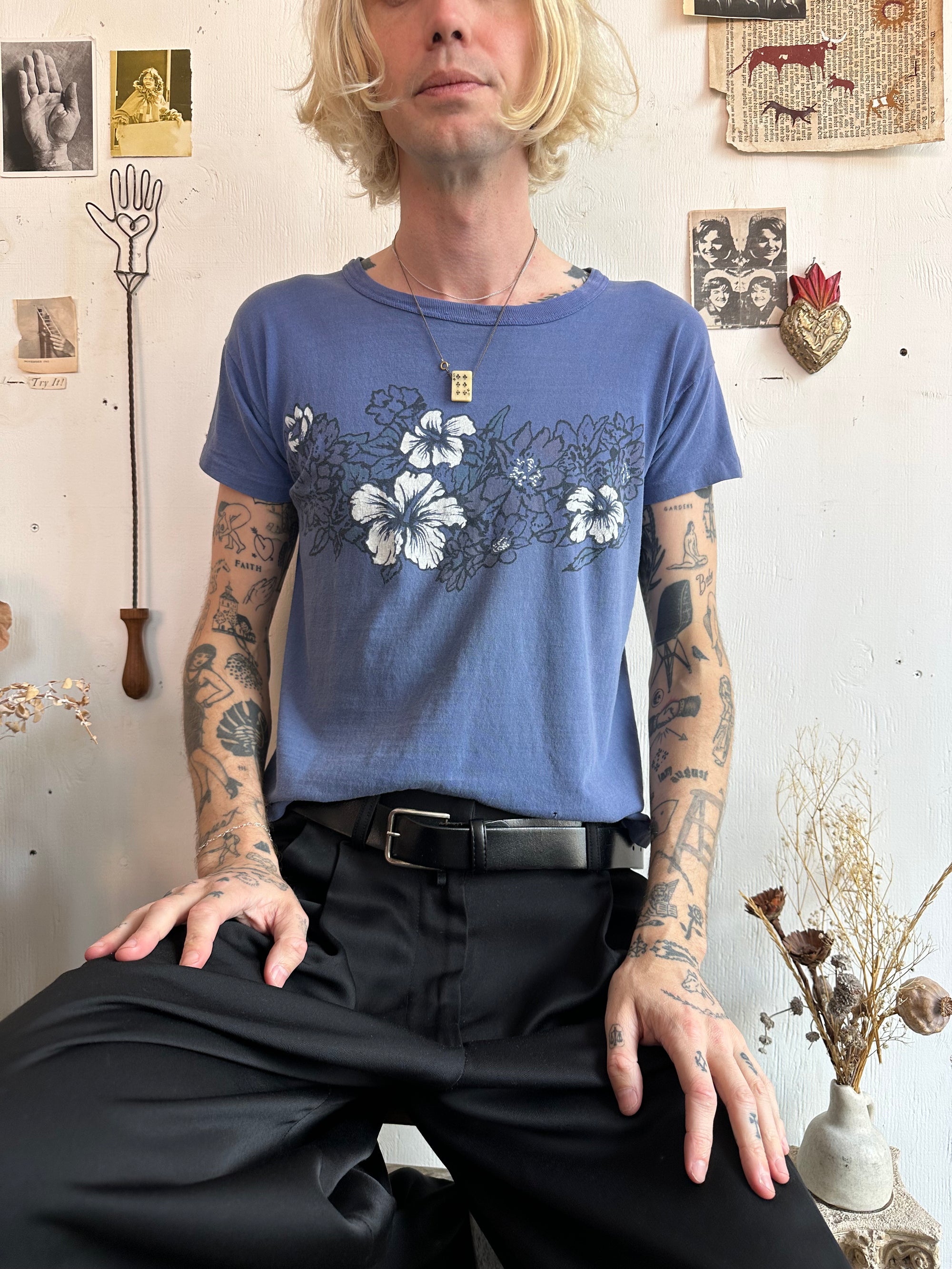 1970s Tropical Flowers Tee