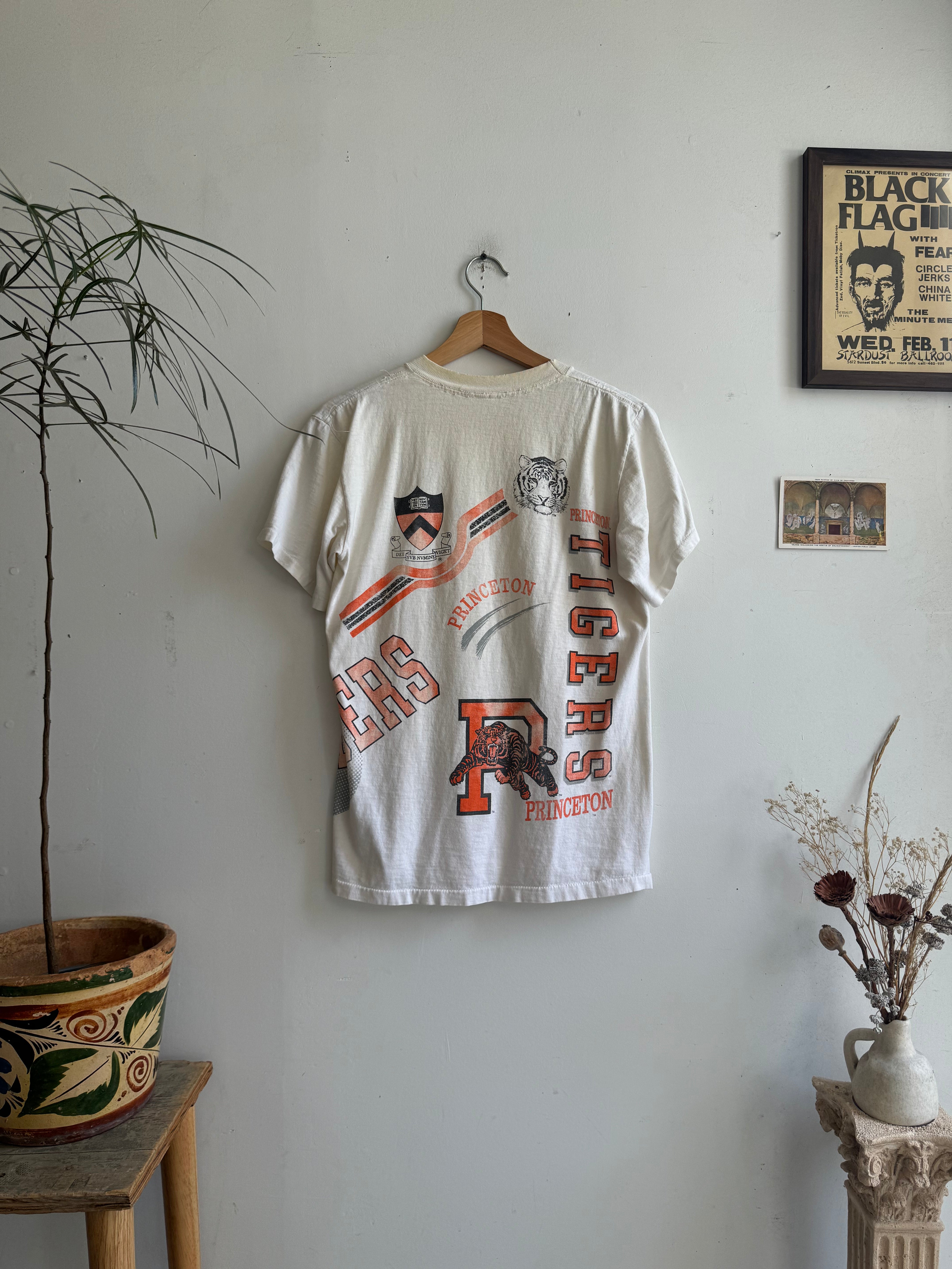 1980s Faded Princeton Tigers Tee (M/L)