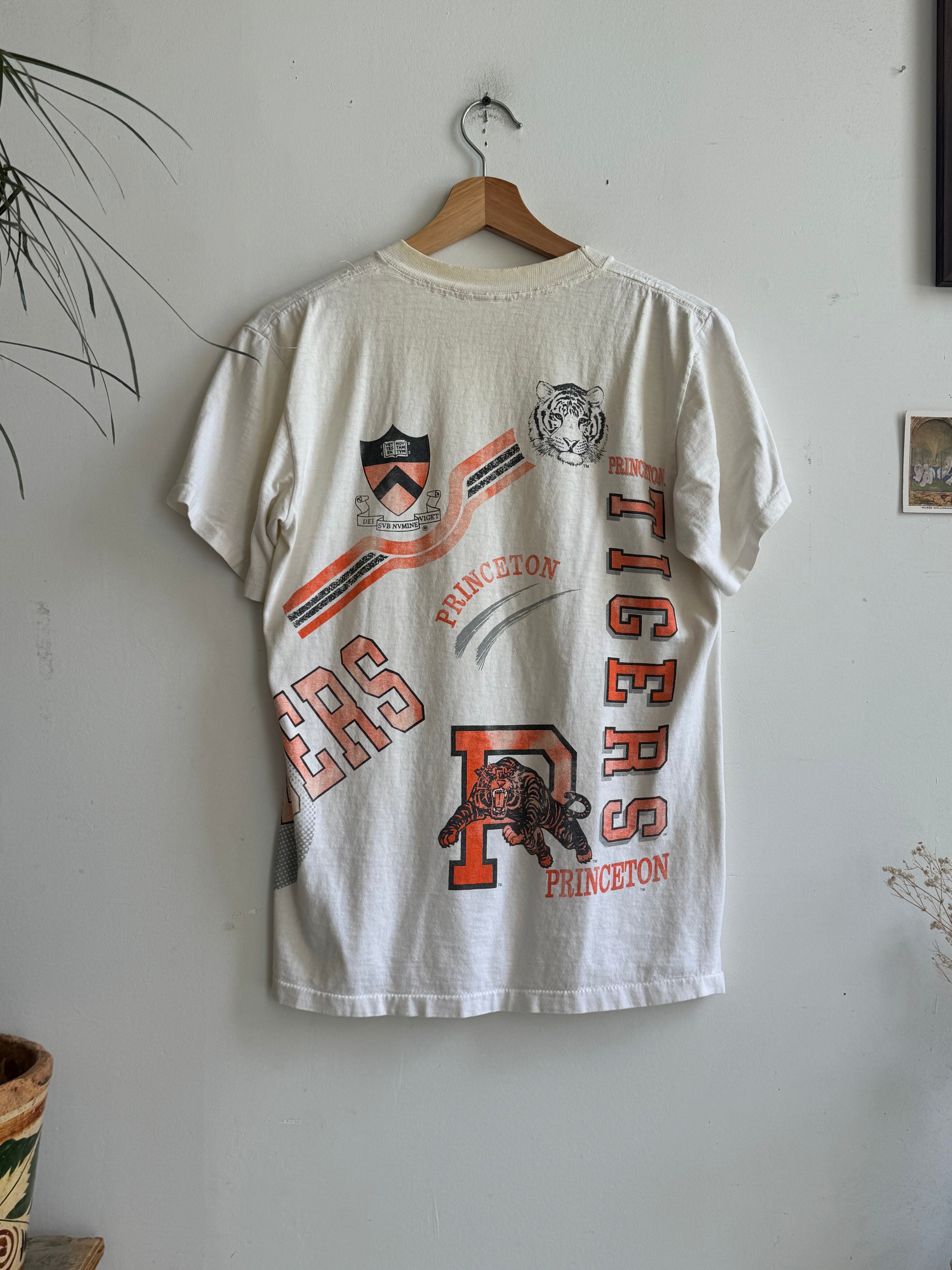 1980s Faded Princeton Tigers Tee (M/L)