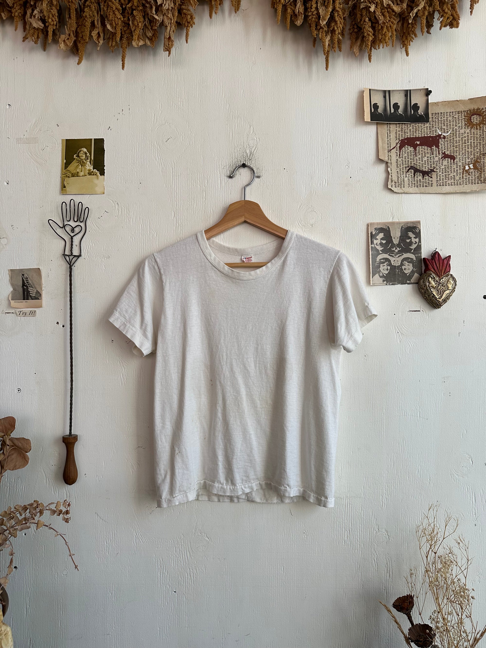 1970s White Blank