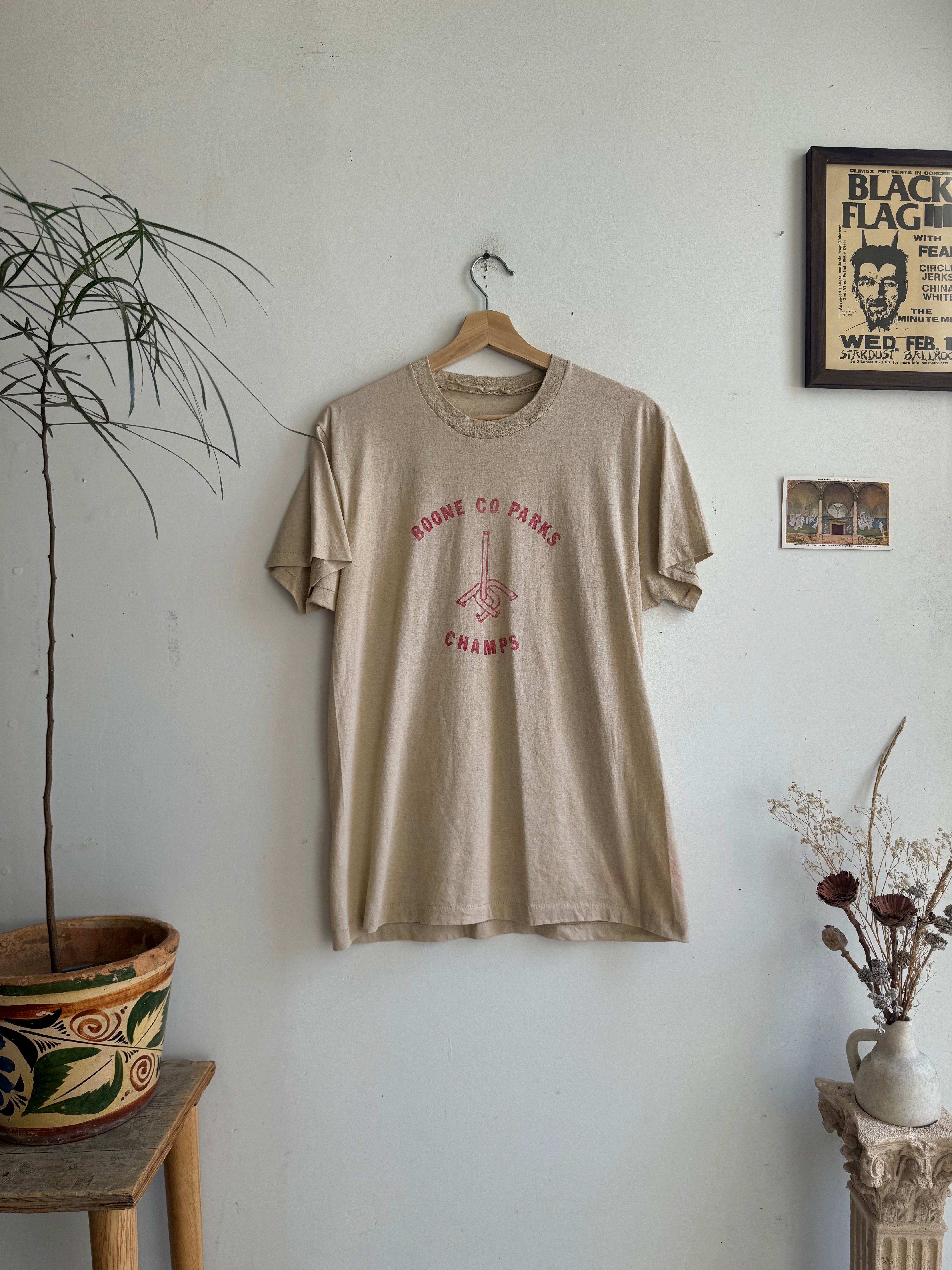 1970s Boone Co Parks Horseshoe Tee (M/L)