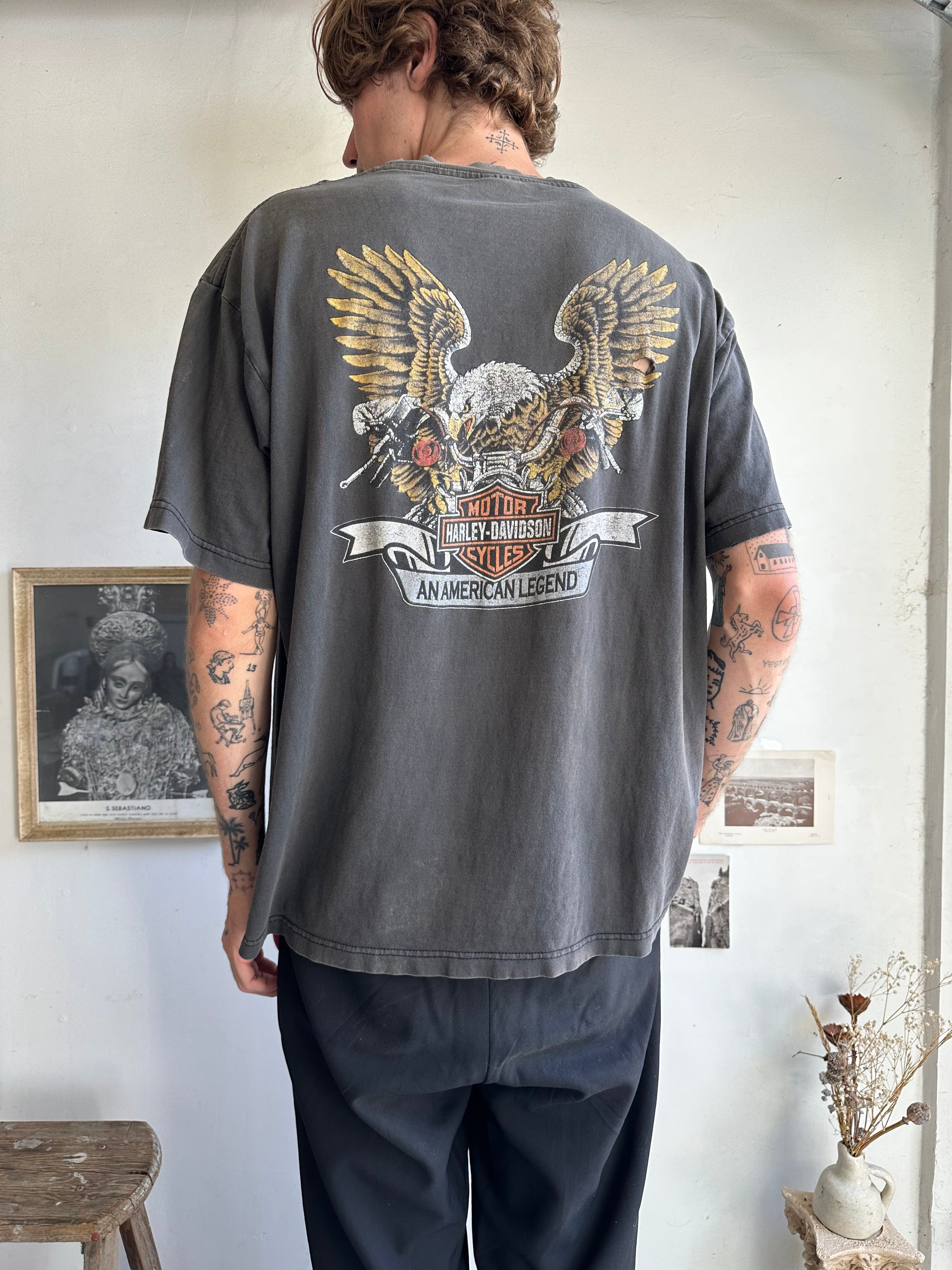 1990s Faded Harley Davidson Tee (Boxy XL)
