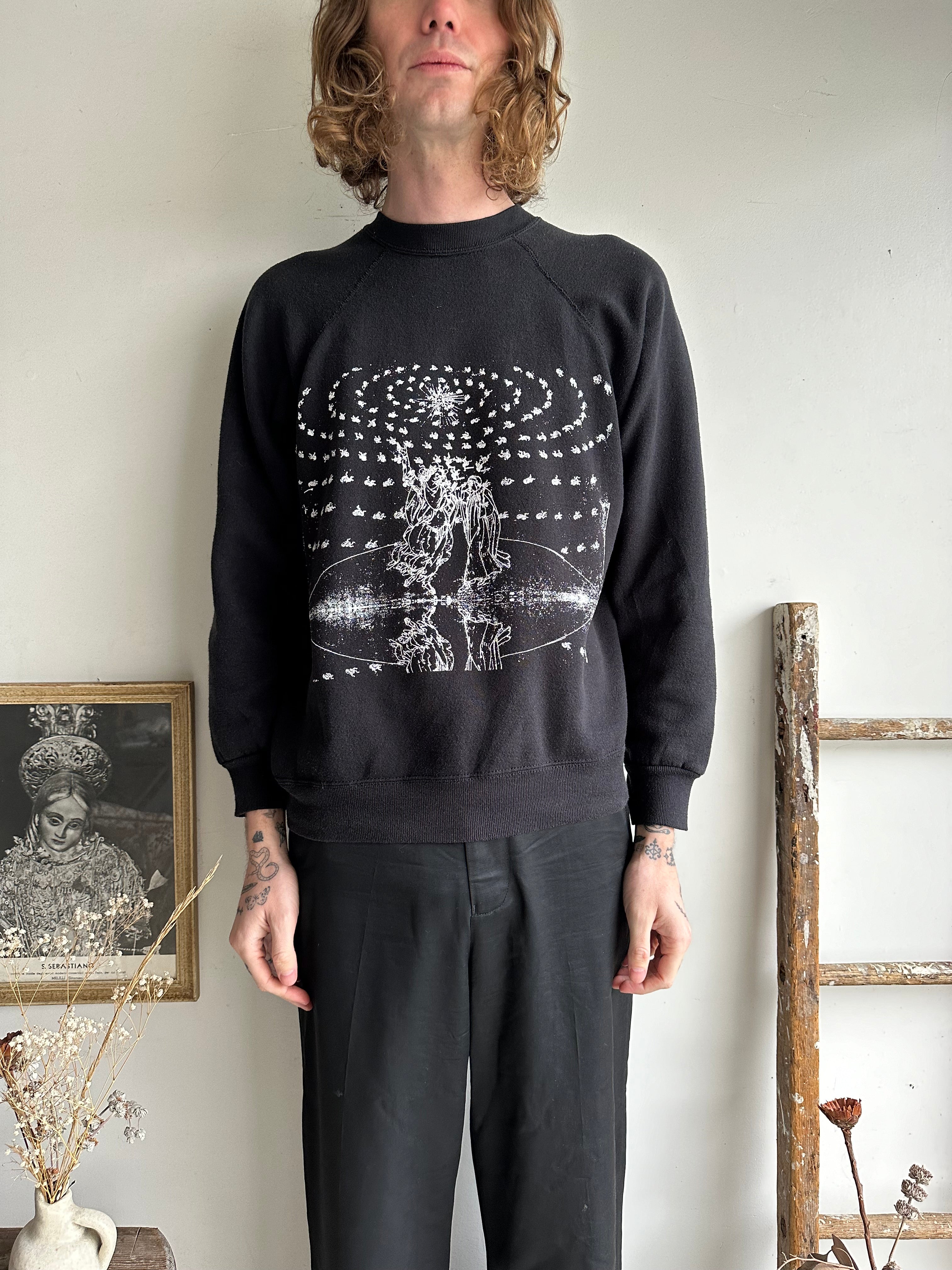 1990s Screen-Printed Tultex Maximum Sweats Sweatshirt (L)