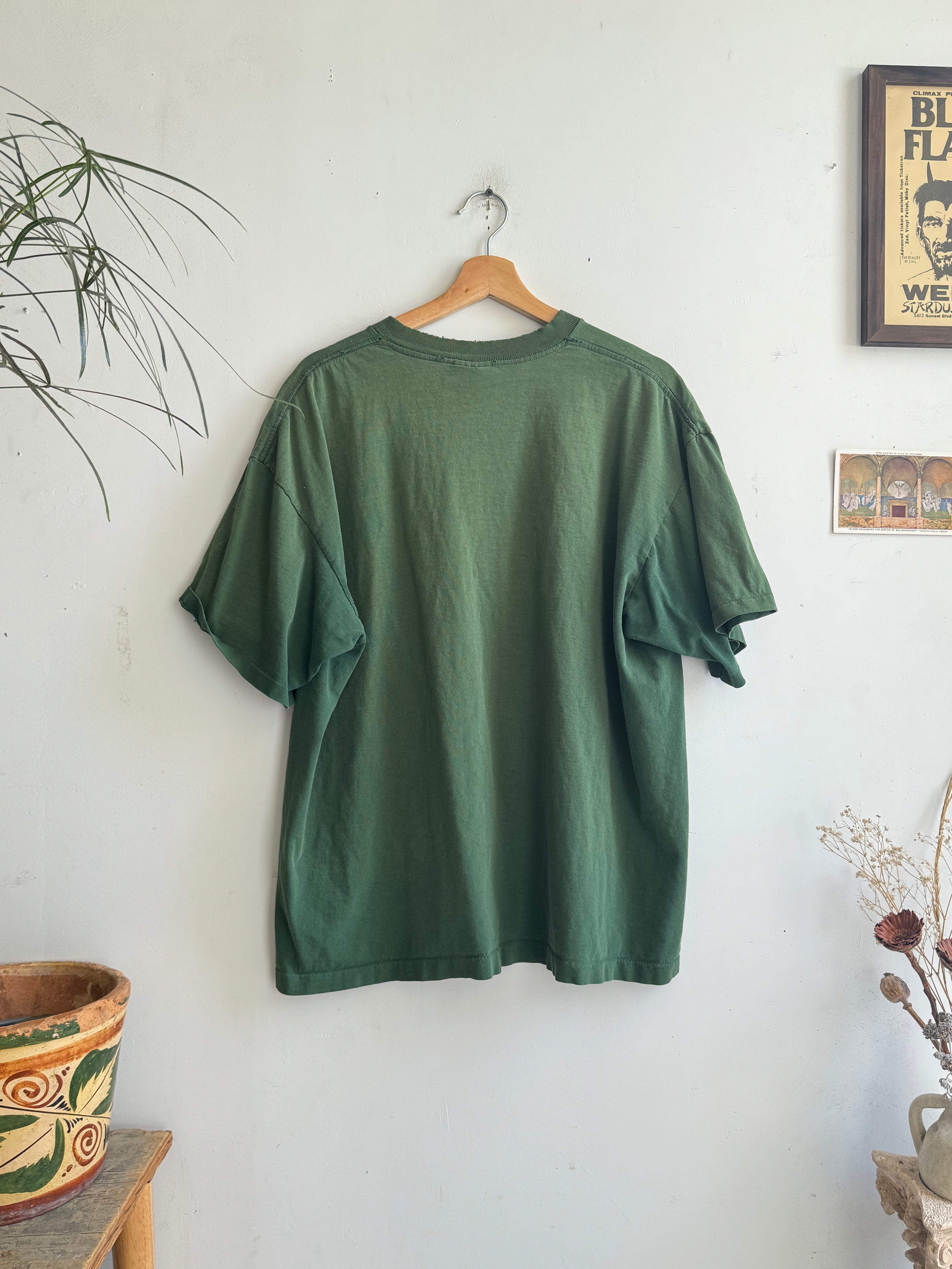 1990s Sunbfaded Green Blank (Boxy L/XL)