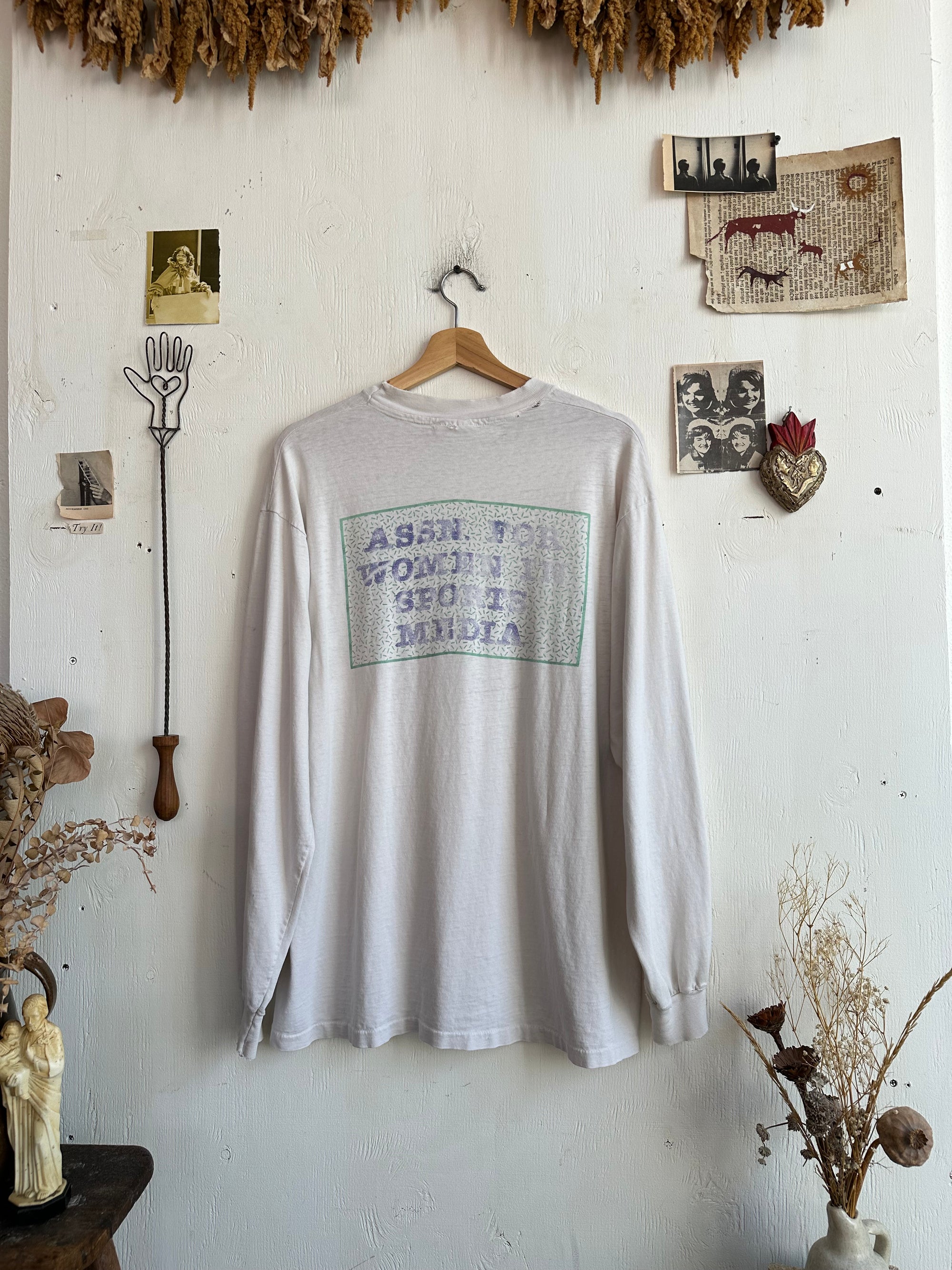 1990s Well Worn Fuck Victor Kiam Long Sleeve