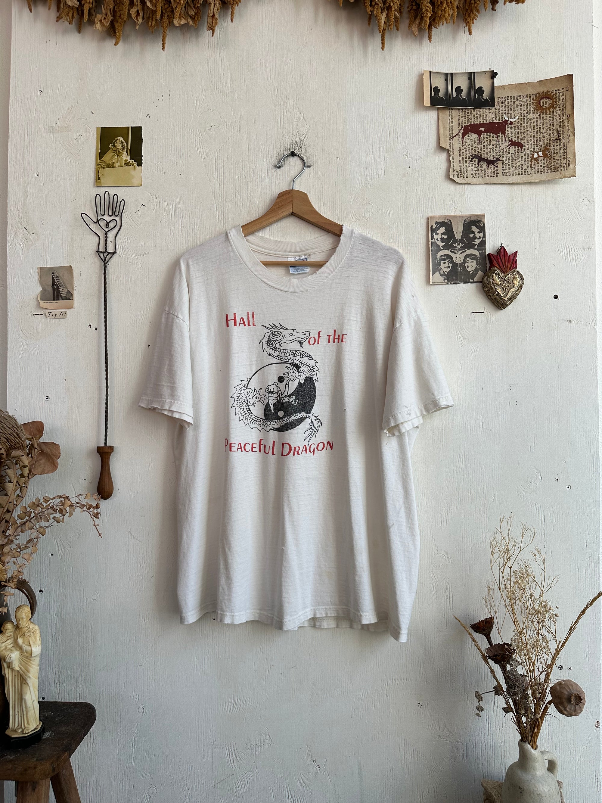1990s Hall of the Peaceful Dragon Tee