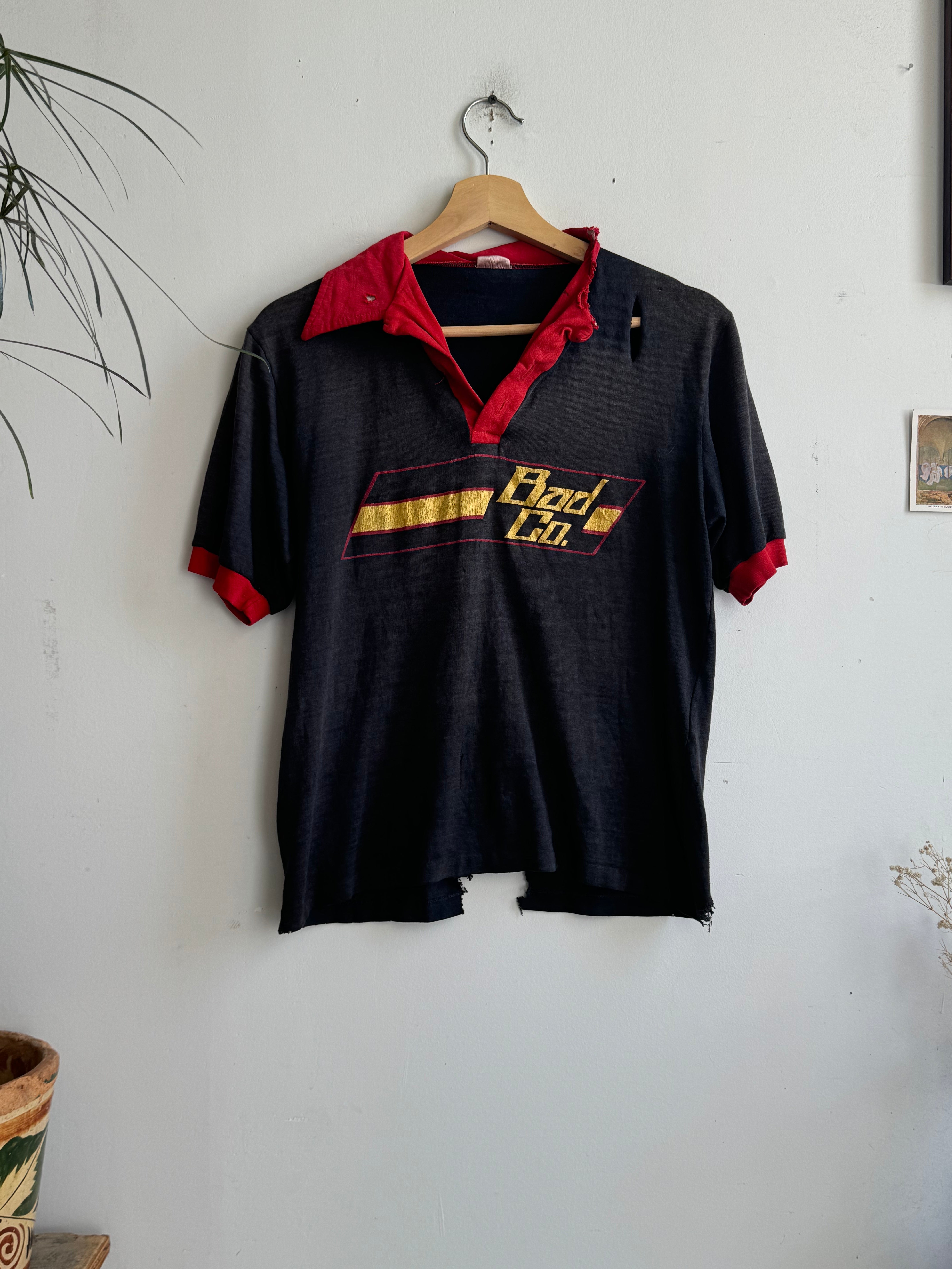 1970s/1980s Thrashed Bad Co. Polo Tee (M)