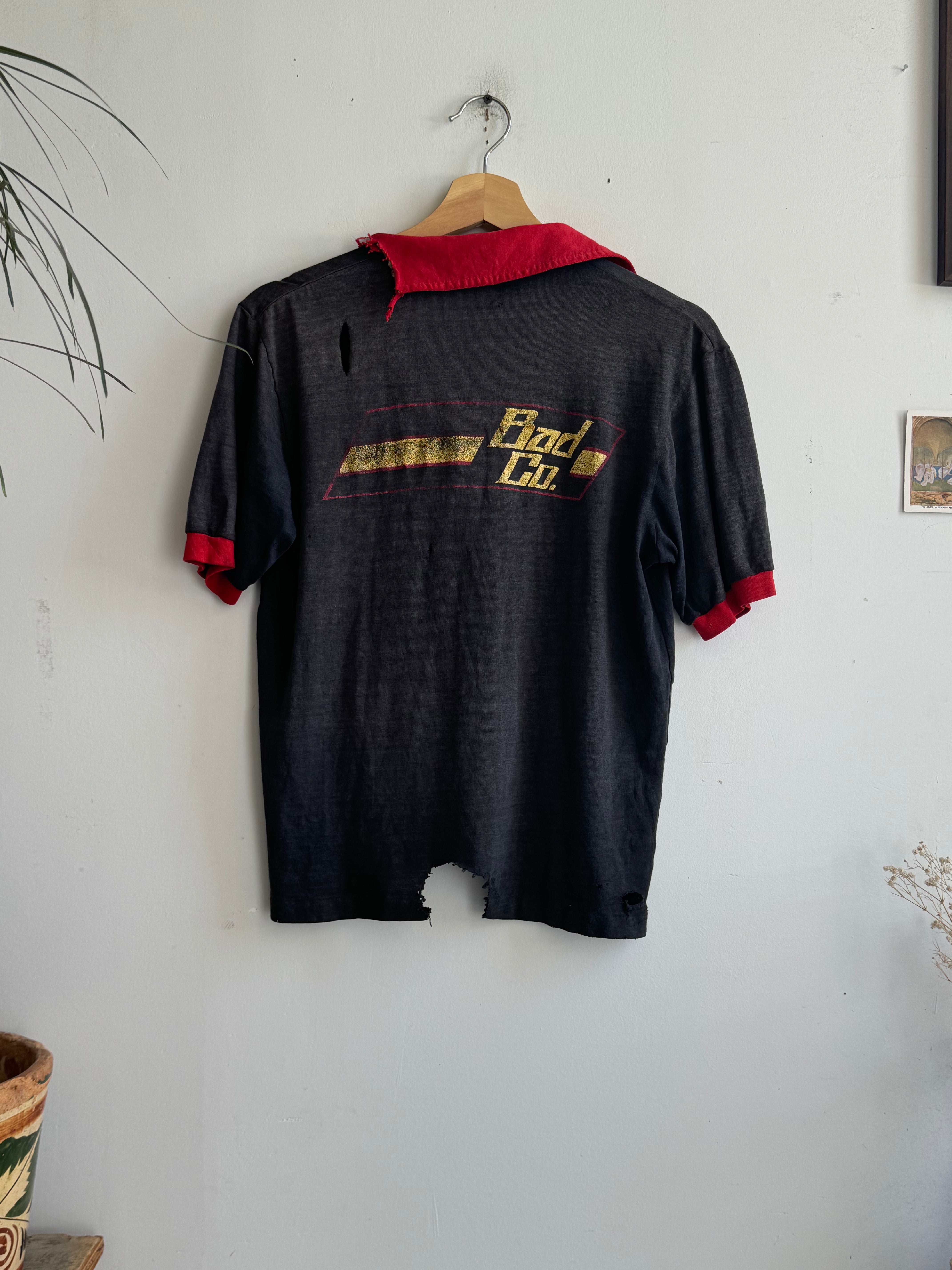 1970s/1980s Thrashed Bad Co. Polo Tee (M)