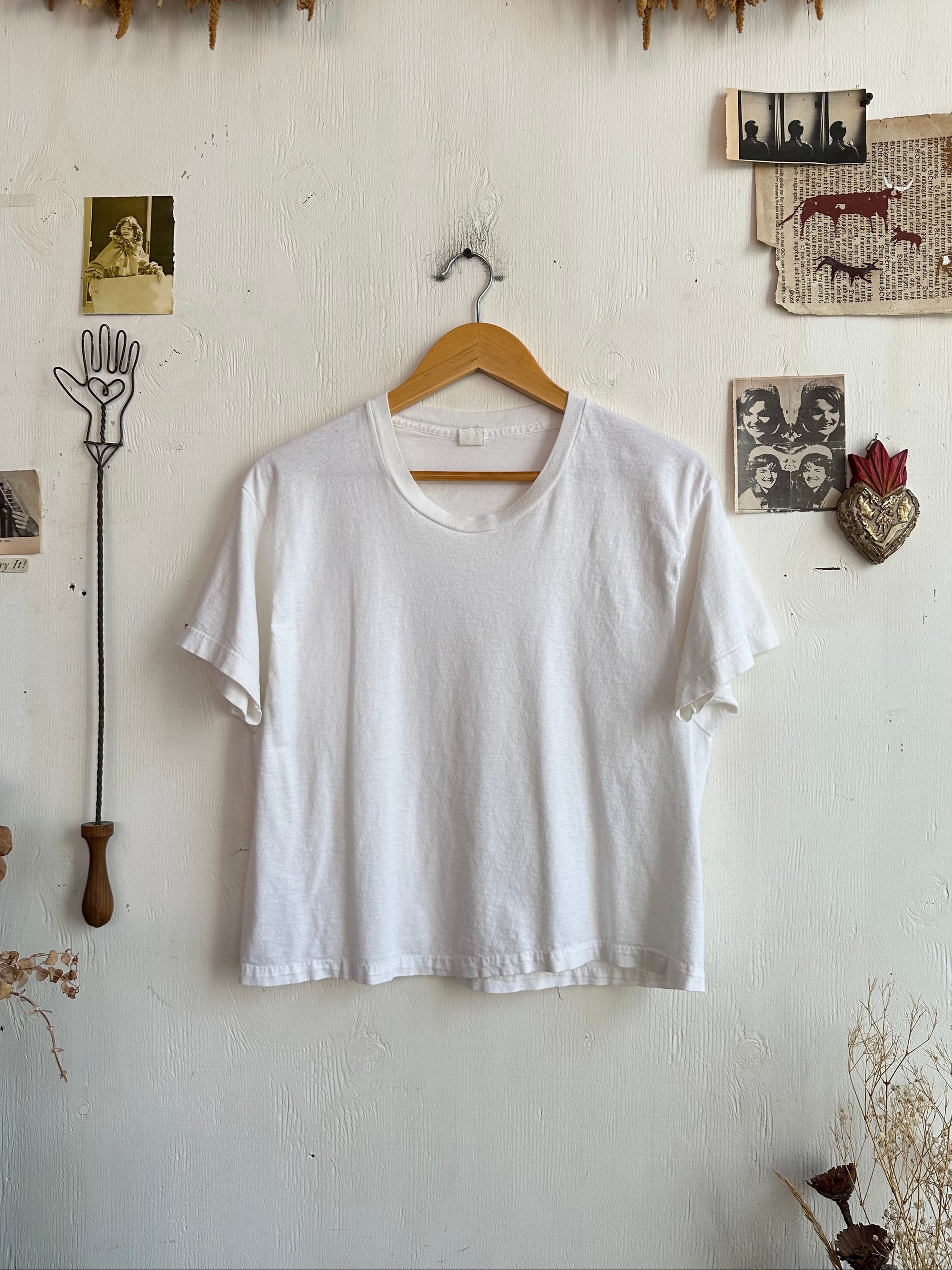 1980s White Blank