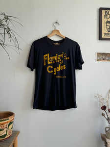 1980s Paper Thin Fleming’s Cycles T-Shirt (M/L)