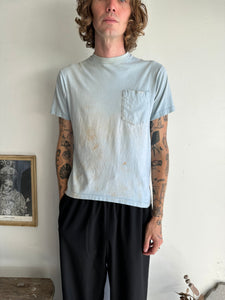 1980s Thrashed Light Blue Pocket Blank (S/M)