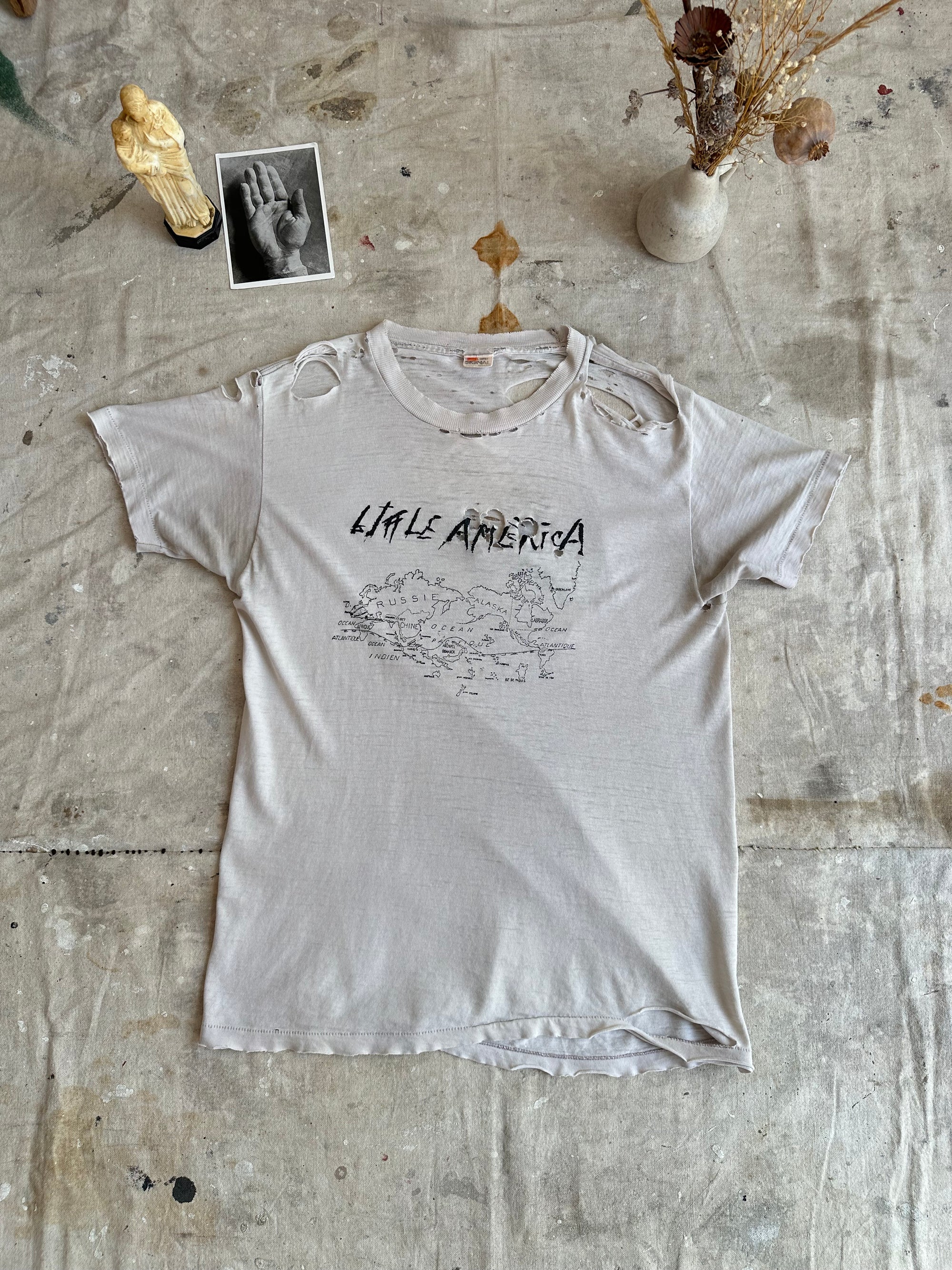 1980s Thrashed R.E.M. Little America Tee