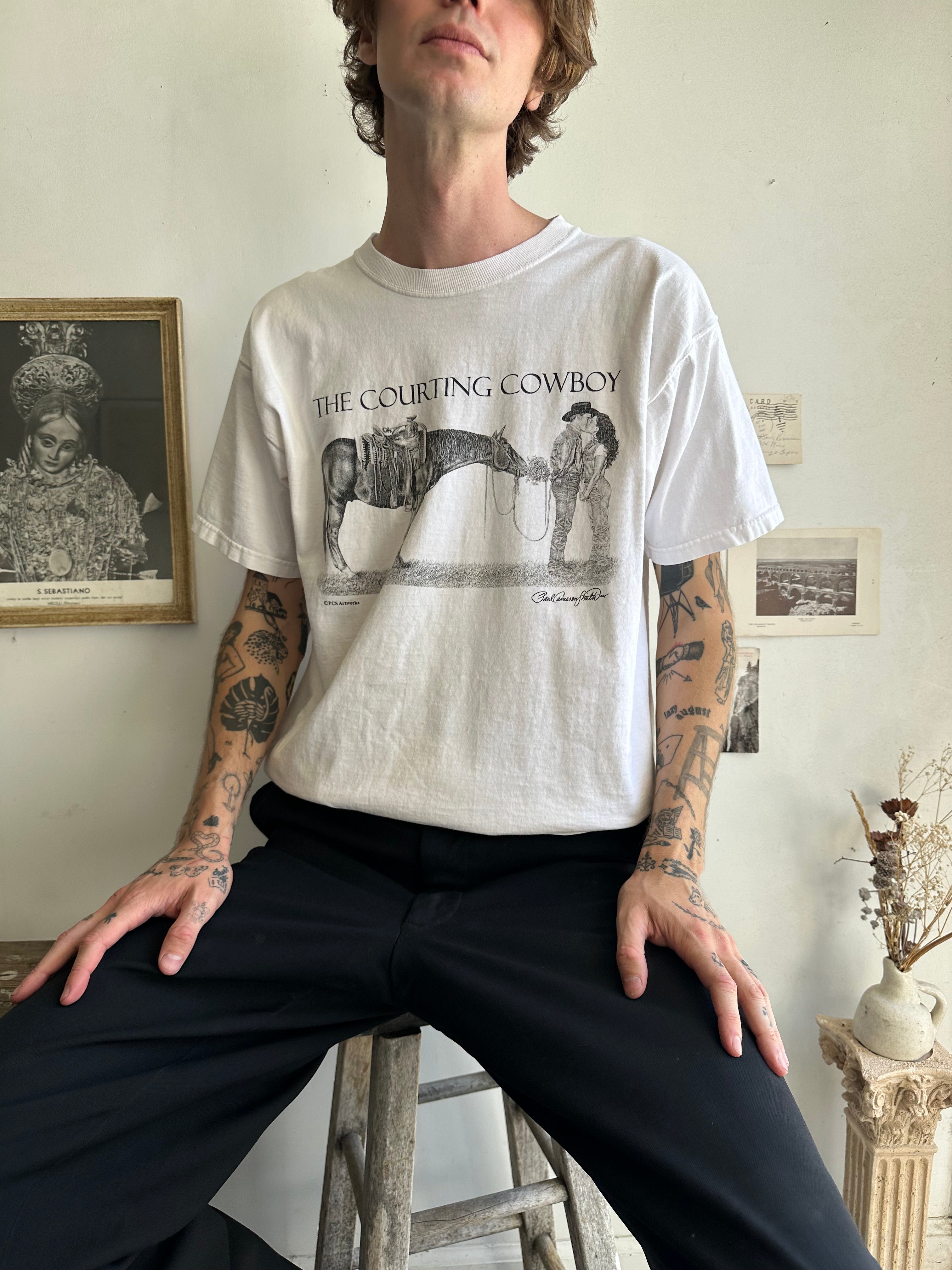 1990s The Courting Cowboy T-Shirt (XL)