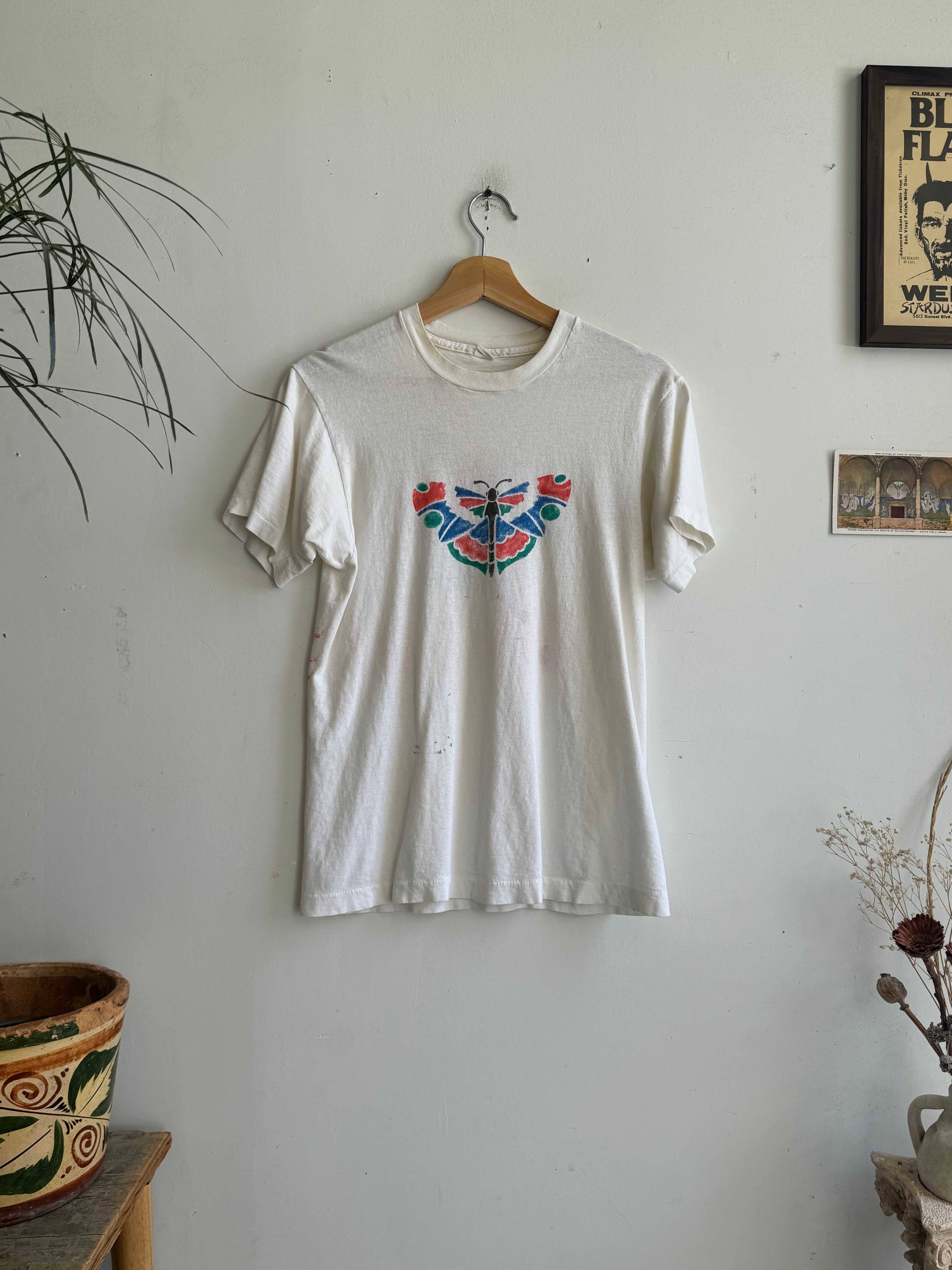 1980s Well-Worn Handpainted Natalie Tee (M)