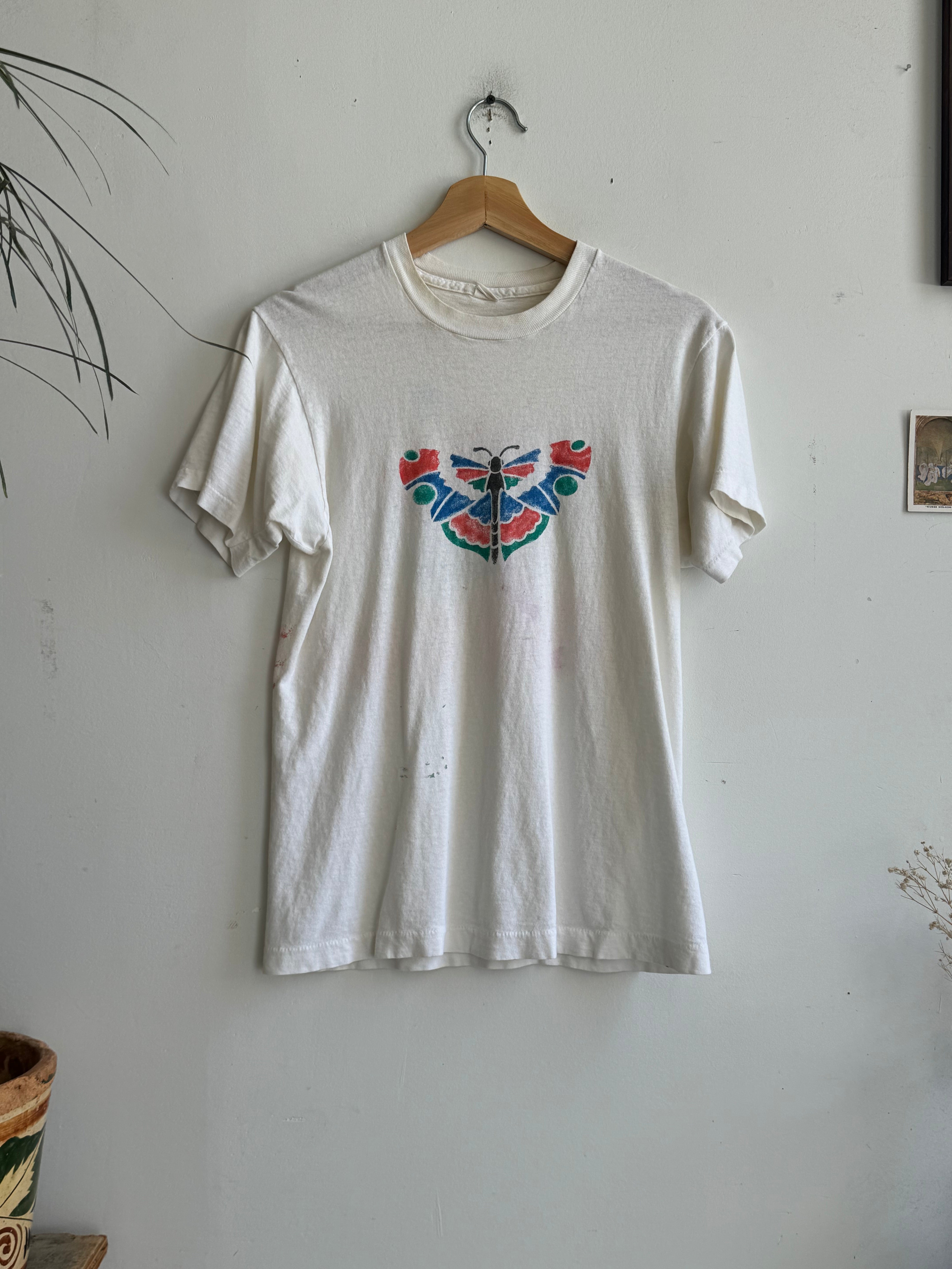 1980s Well-Worn Handpainted Natalie Tee (M)