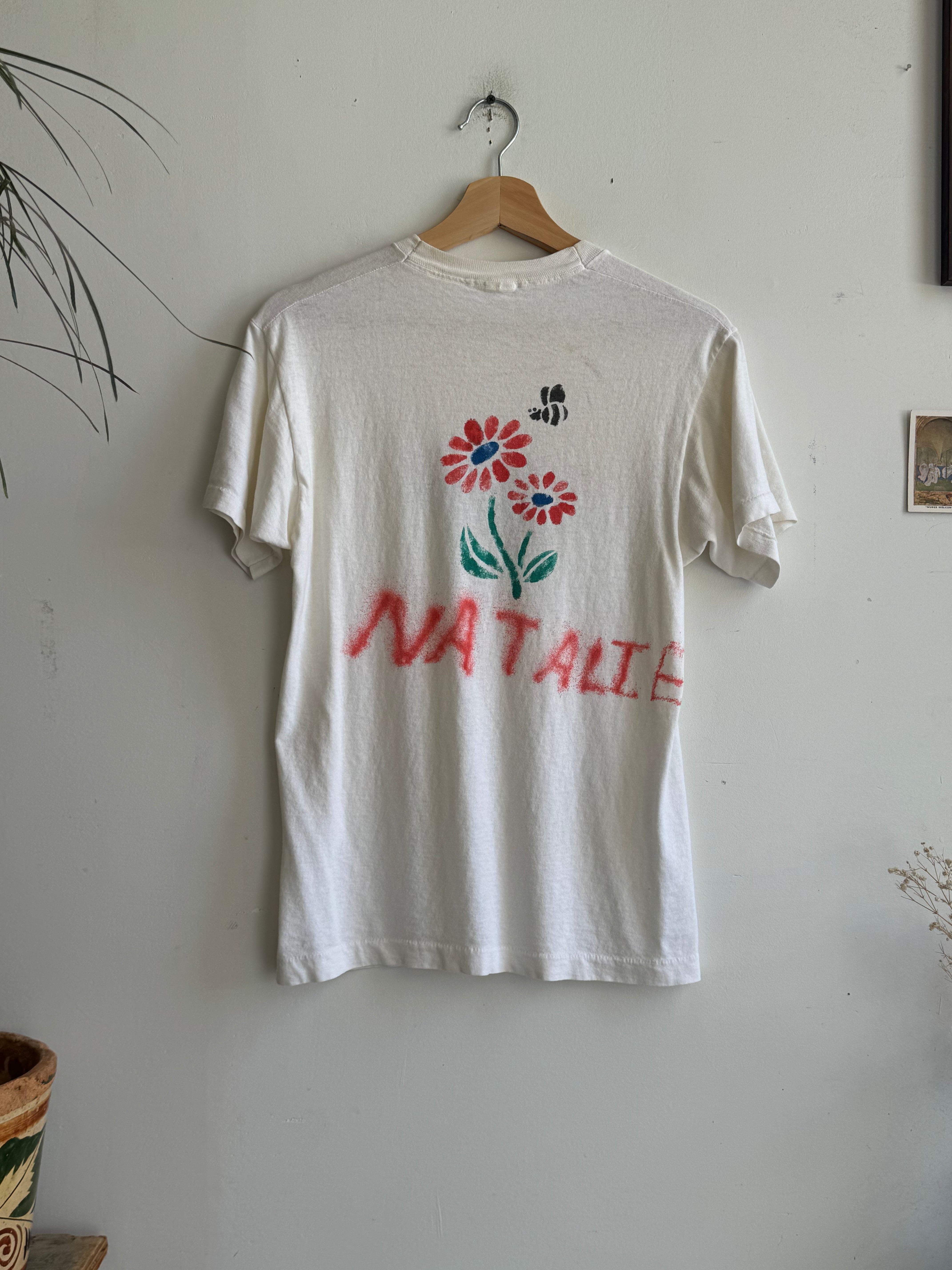1980s Well-Worn Handpainted Natalie Tee (M)
