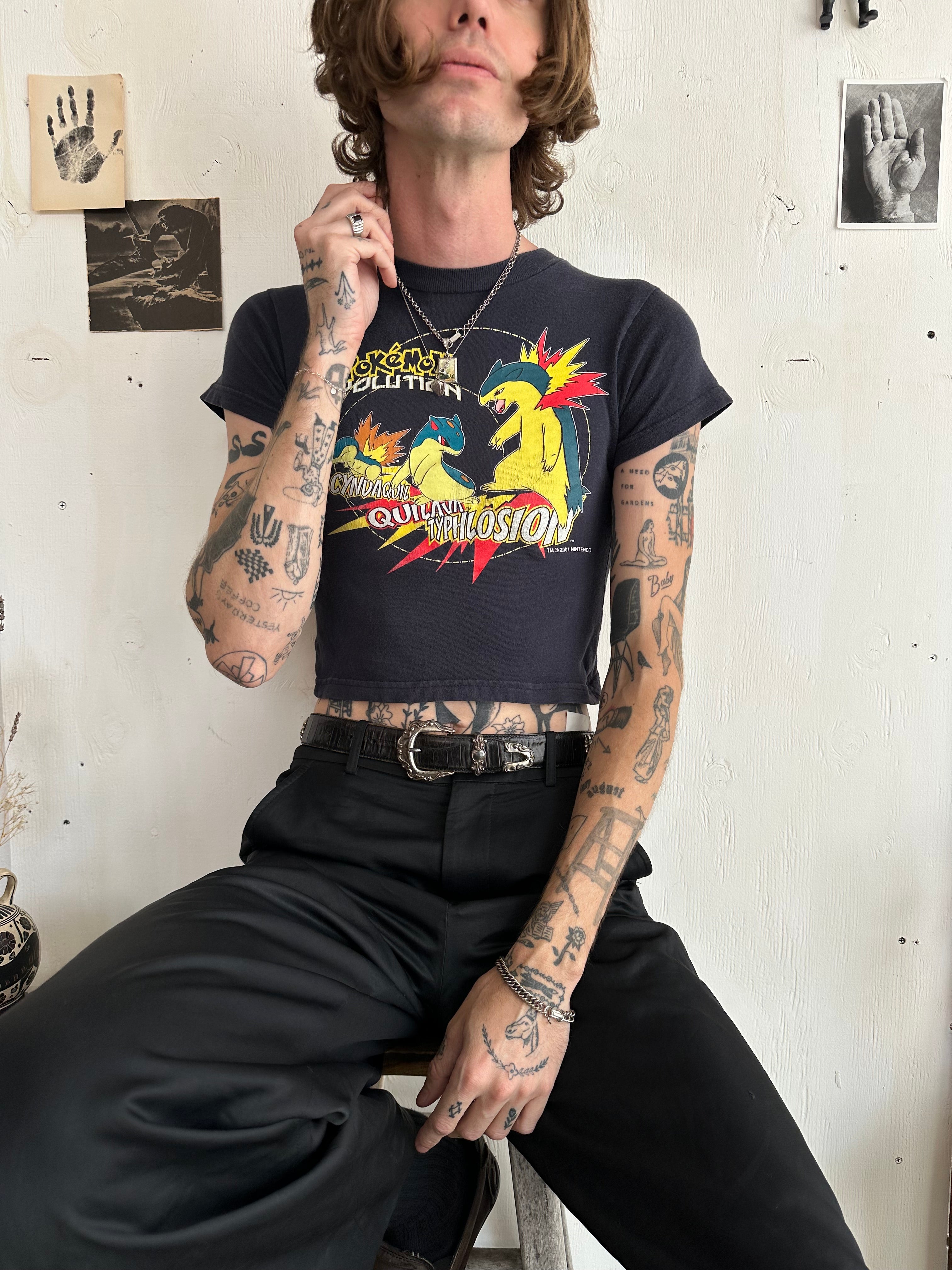 2001 Typhlosion Pokemon Tiny Tee (XS)