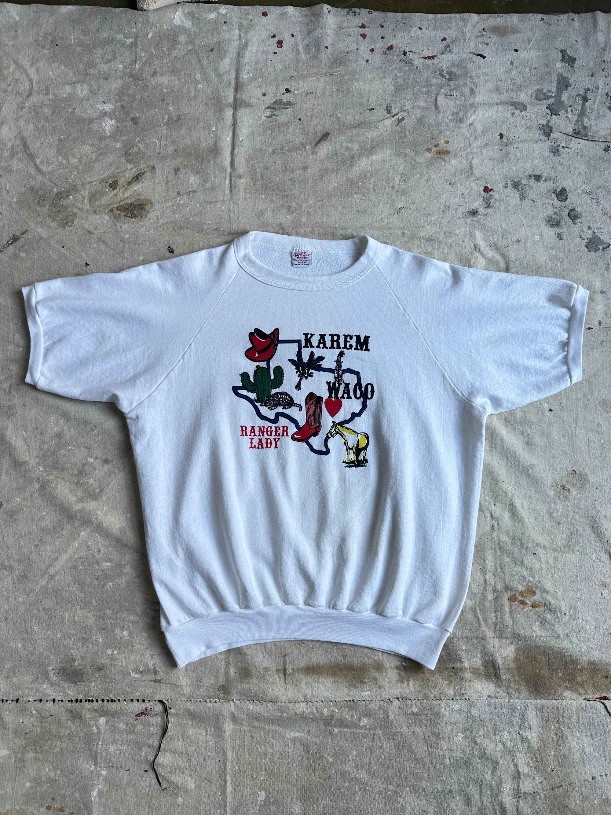 1980s Ranger Lady Short Sleeve Sweatshirt