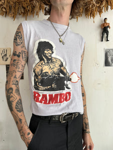 1980s Lavender Rambo Tank (Boxy M)