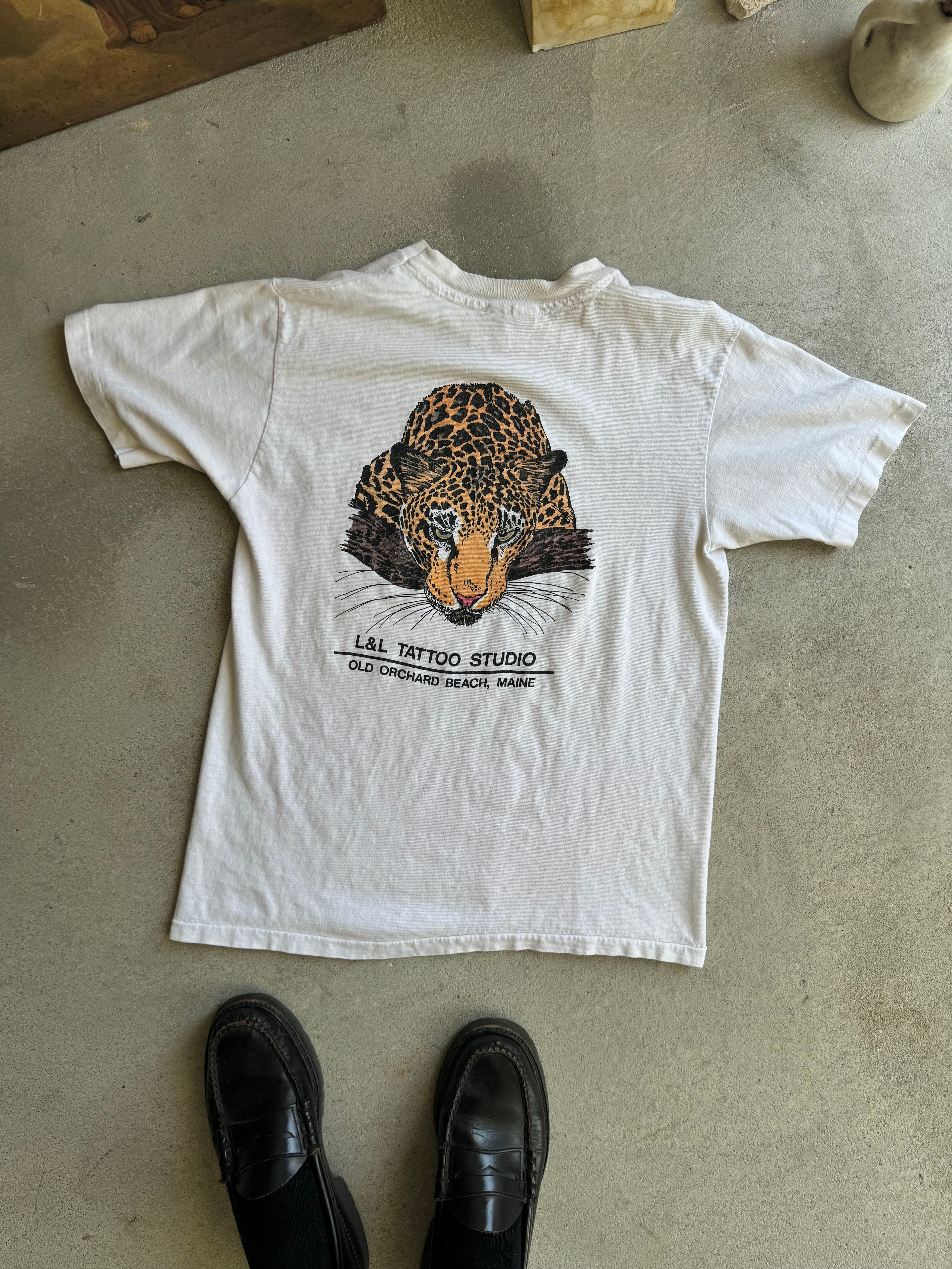 1990s L&L Tattoo Pocket Tee (M)