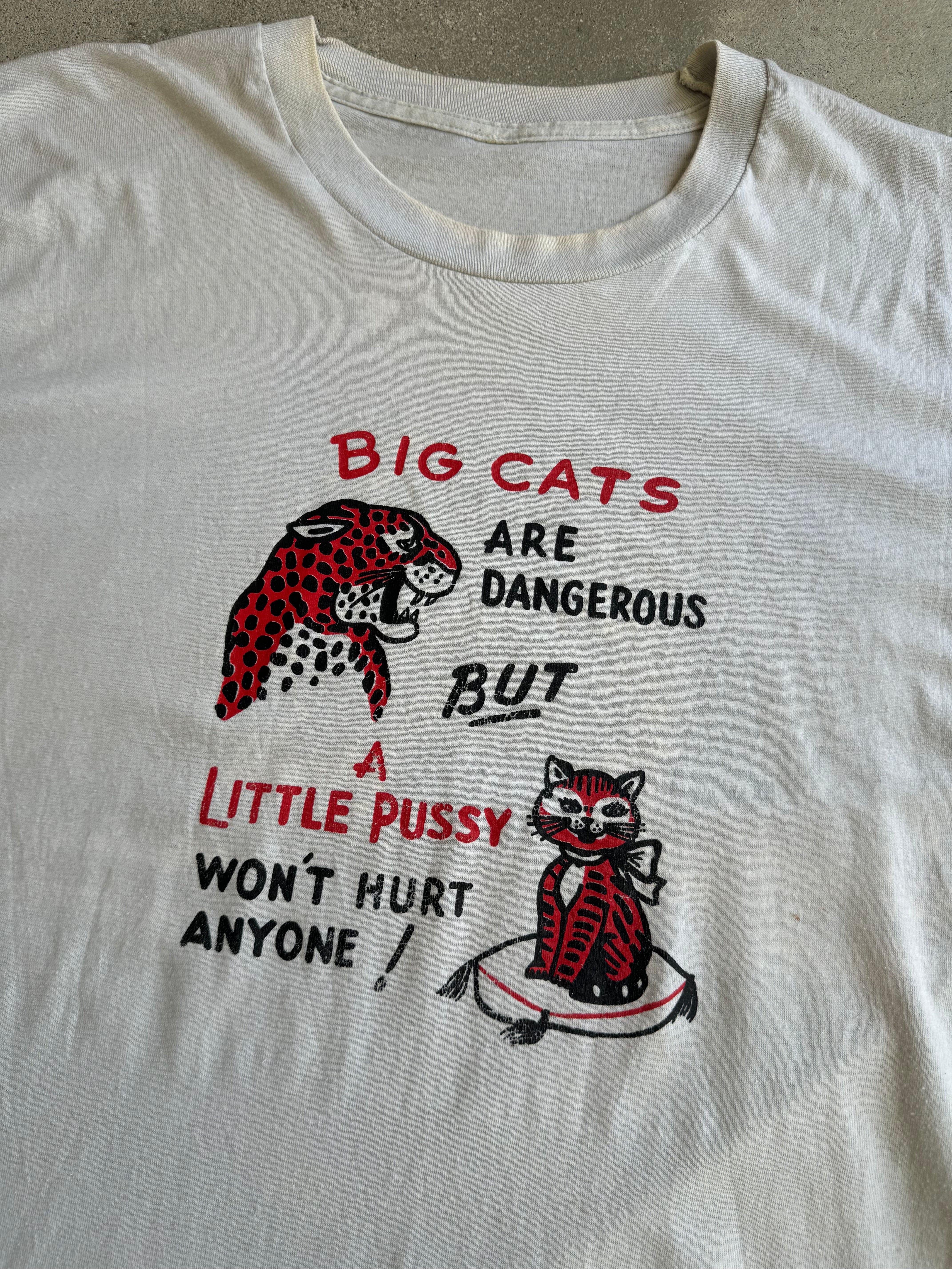1980s Big Cats / Little Pussy T-Shirt (XL)