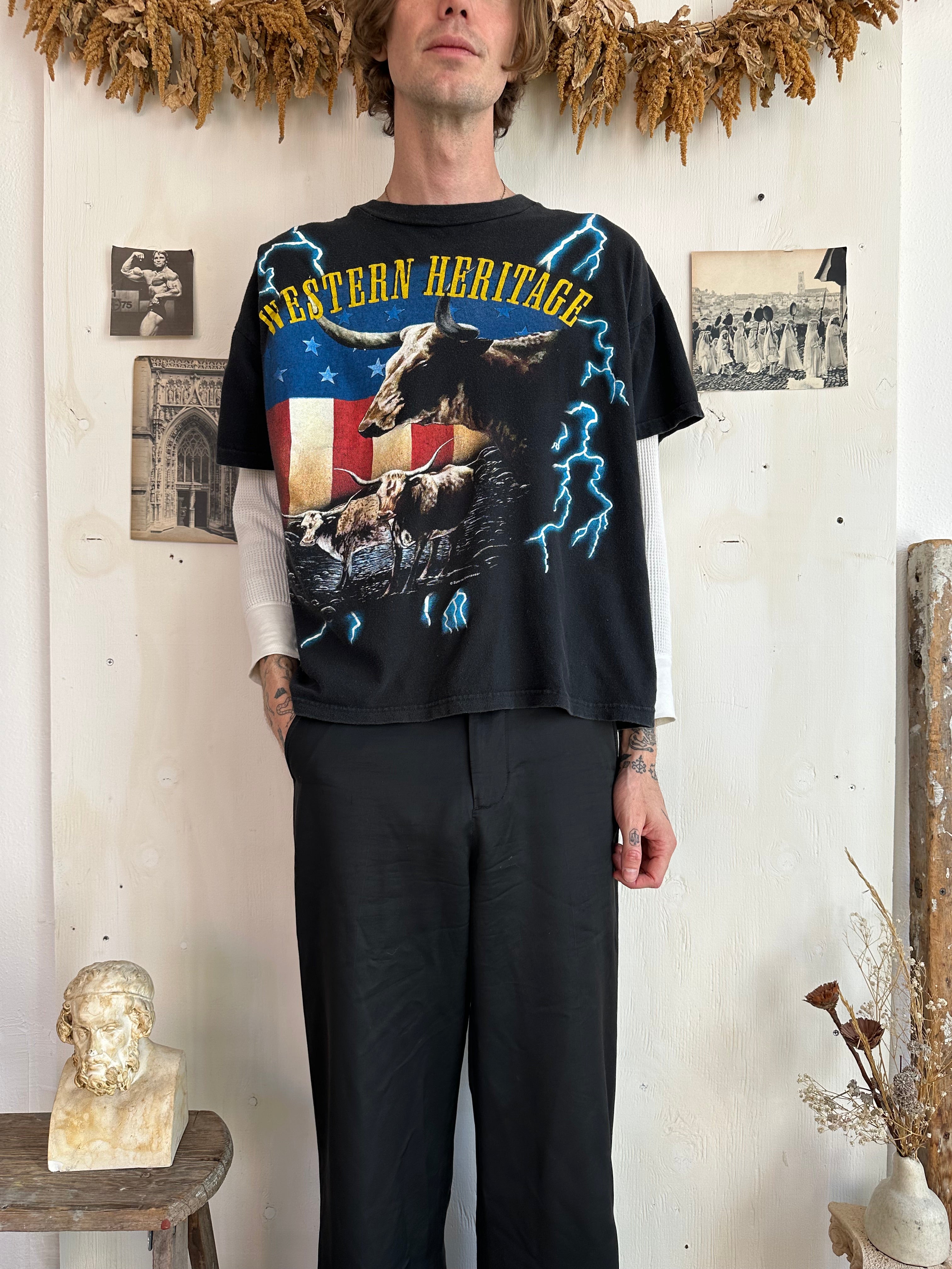 1990s Western Heritage Tee (Boxy XL)