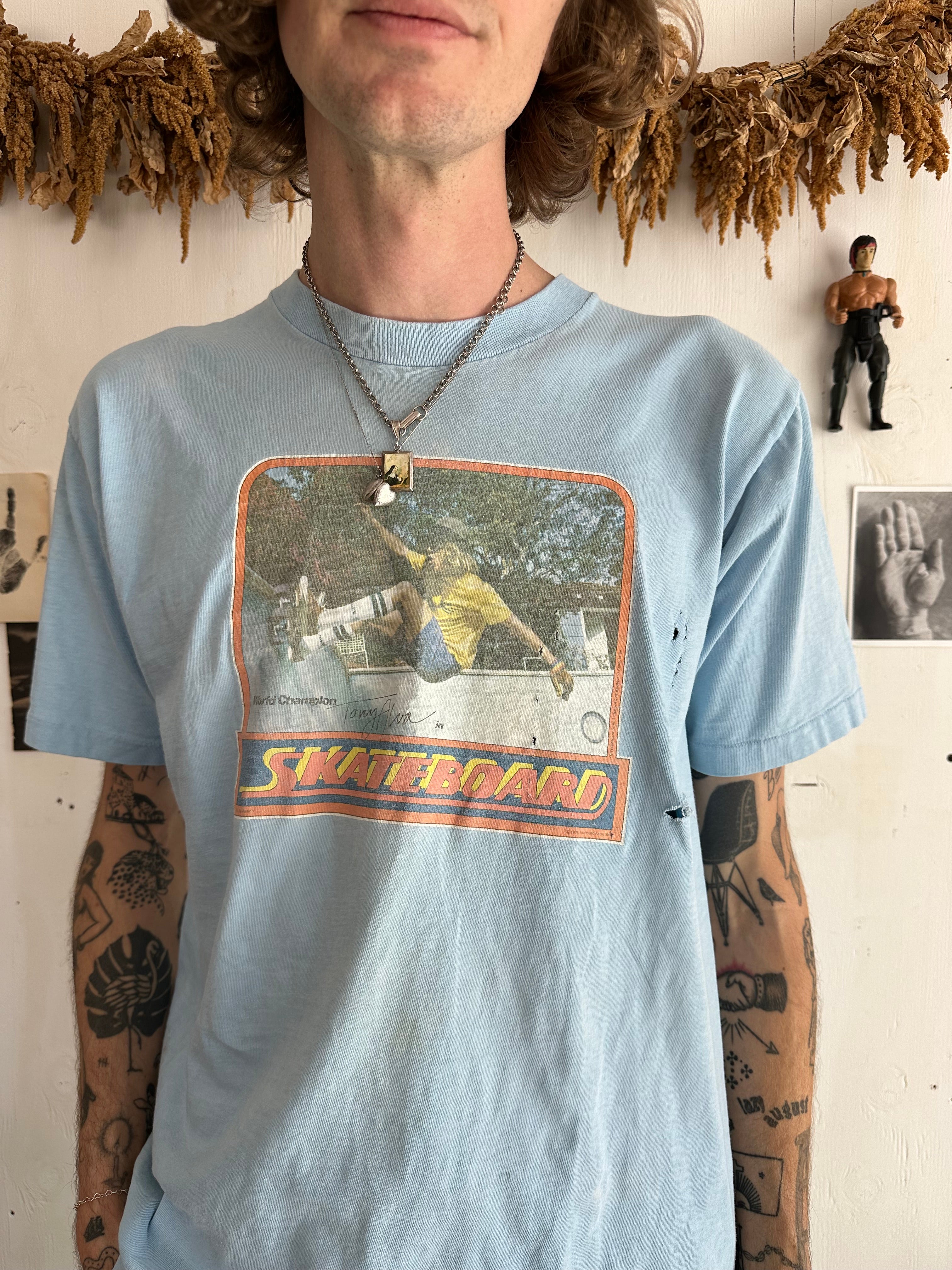 1975 Tony Alva Skateboarding World Championship T-Shirt (Boxy L/XL)