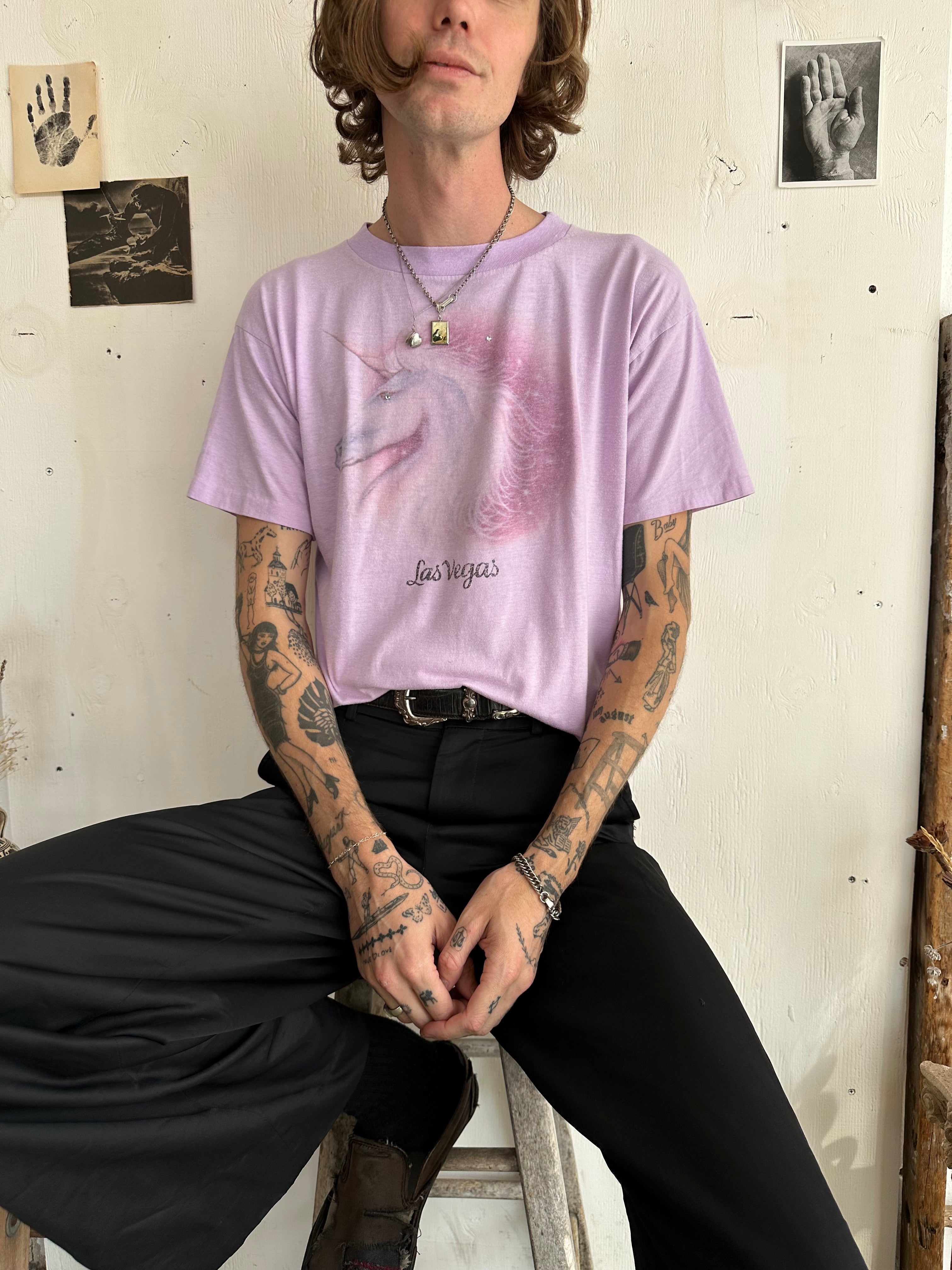 1980s Las Vegas Unicorn Tee (Boxy M/L)