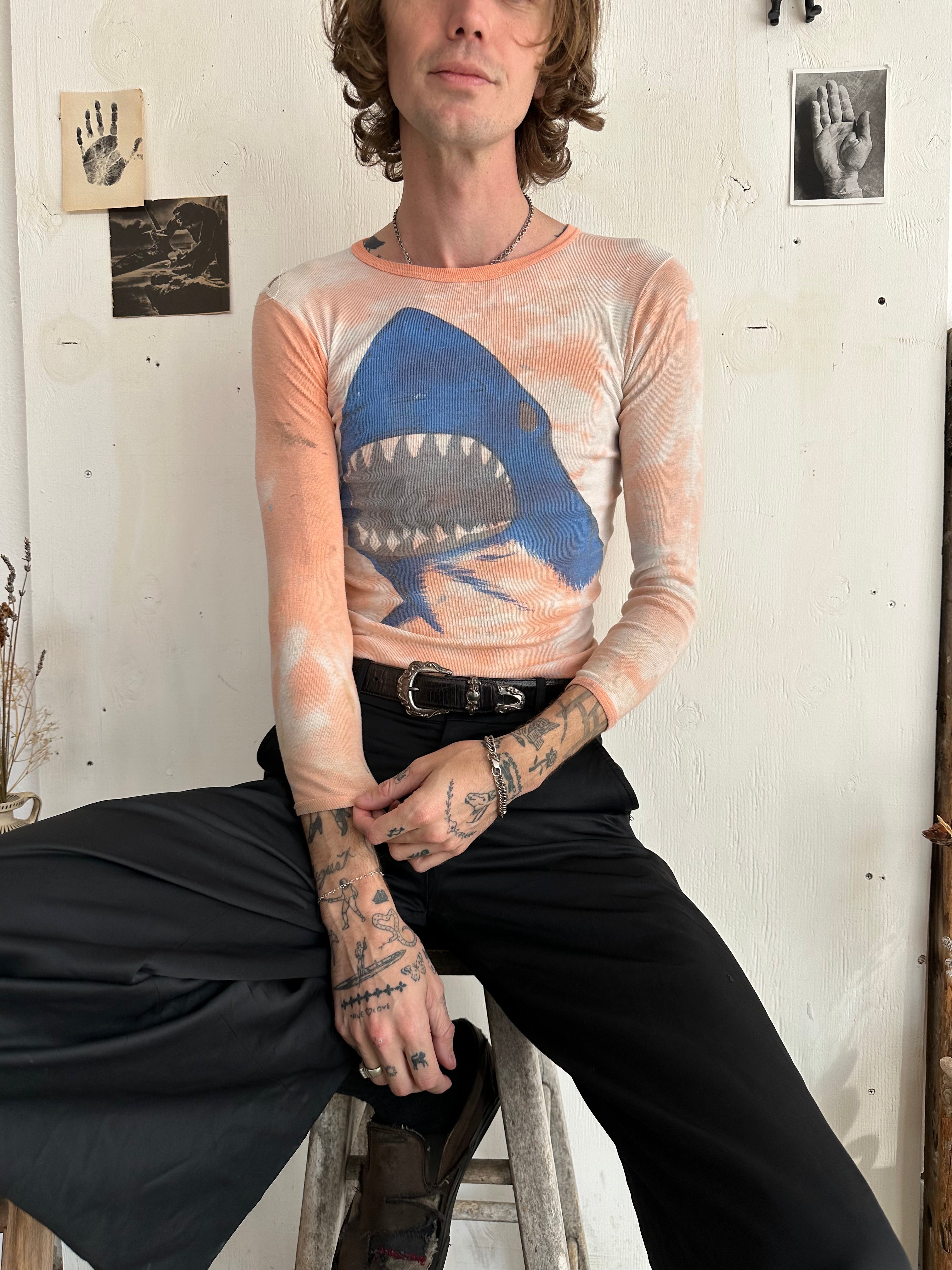 1960s Shark Attack Long Sleeve (S)