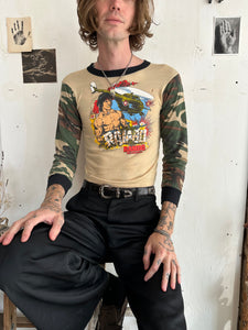 1985 Rambo Camo Sleeve Long Sleeve (XS/S)