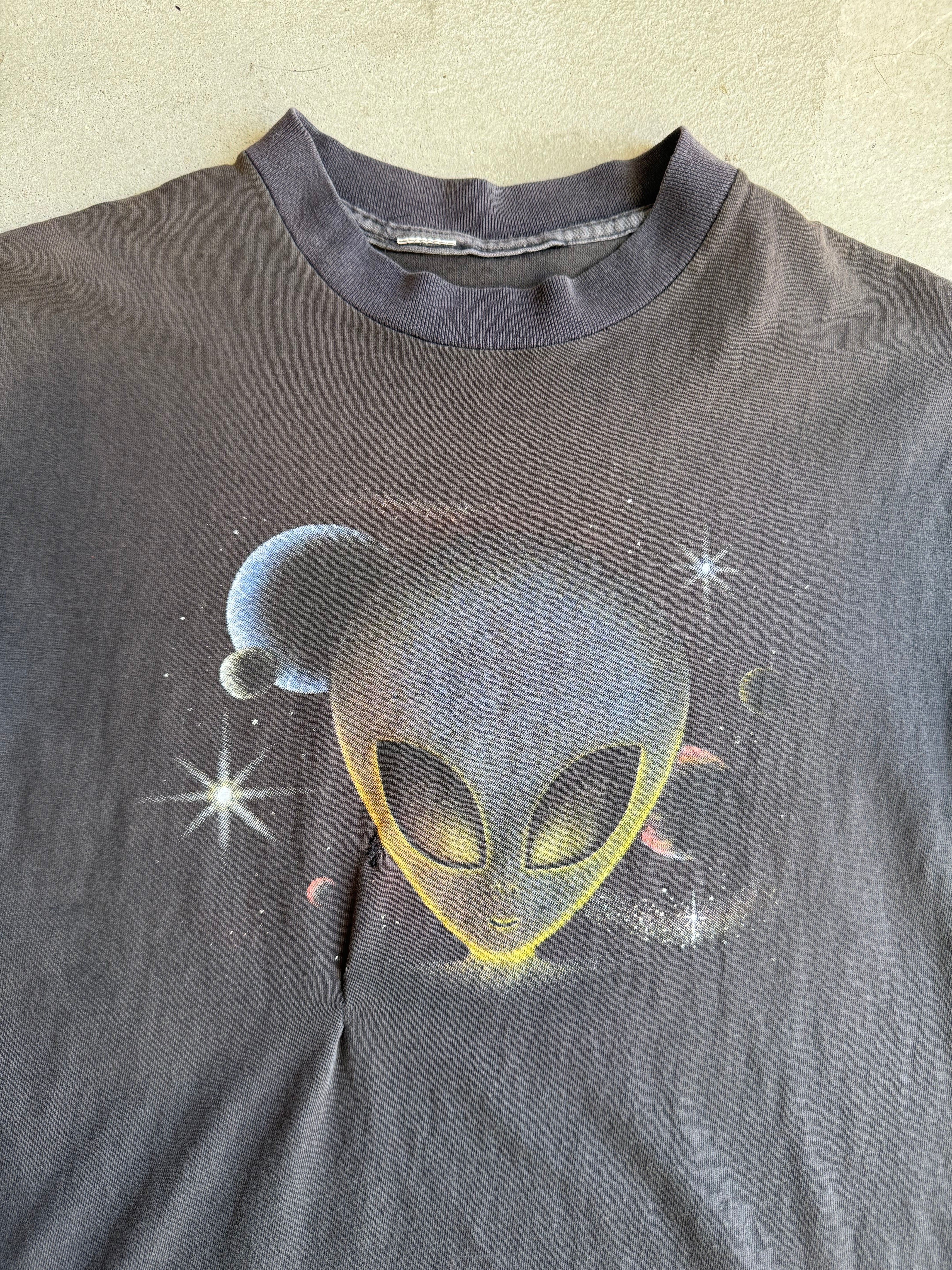 1990s Faded Alien T-Shirt (S)
