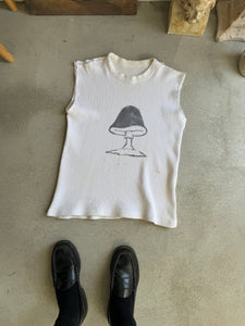 1970s Chopped Mushroom Thermal (M)