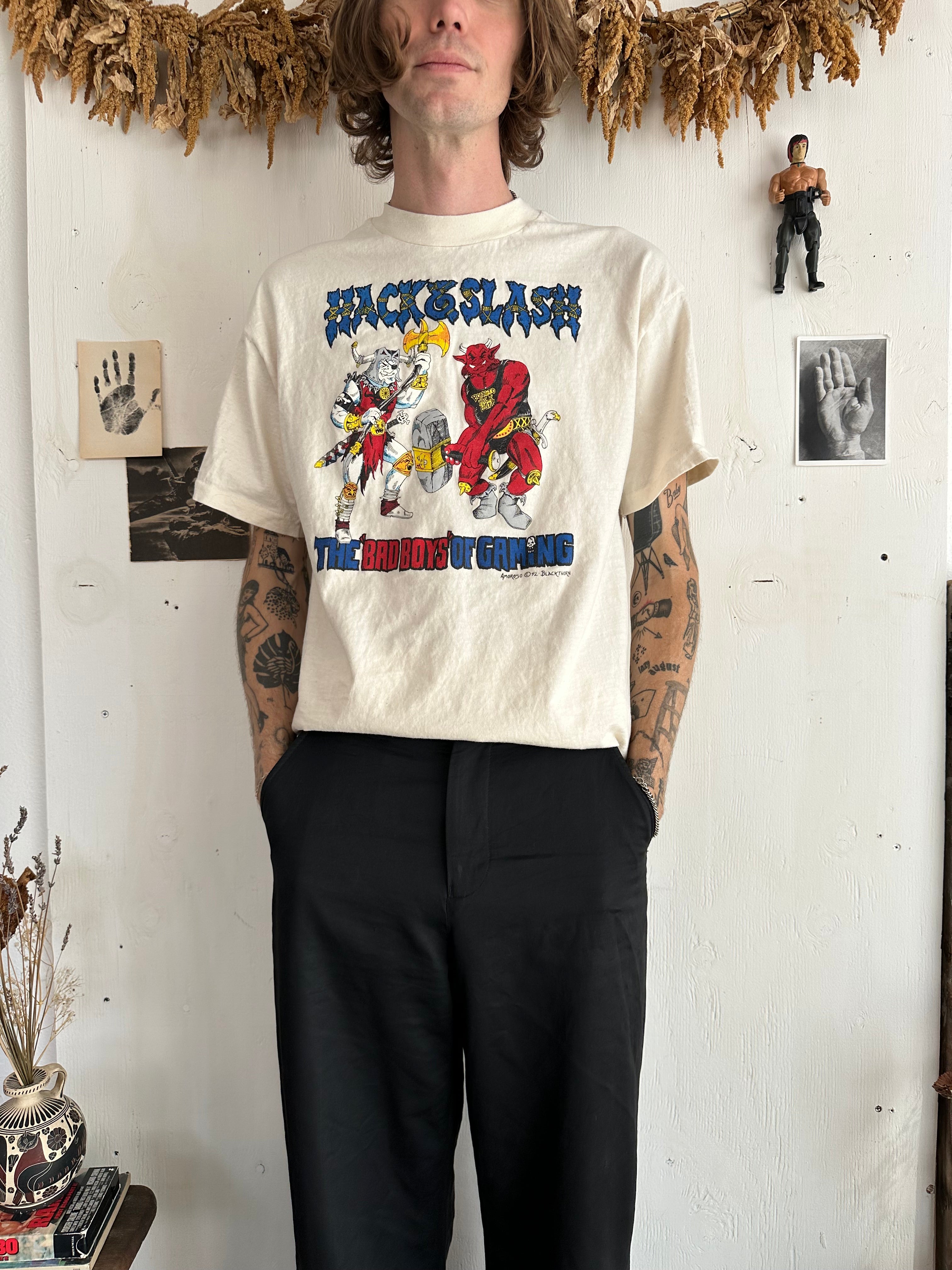 1992 Hack and Slash Gaming Tee (L)