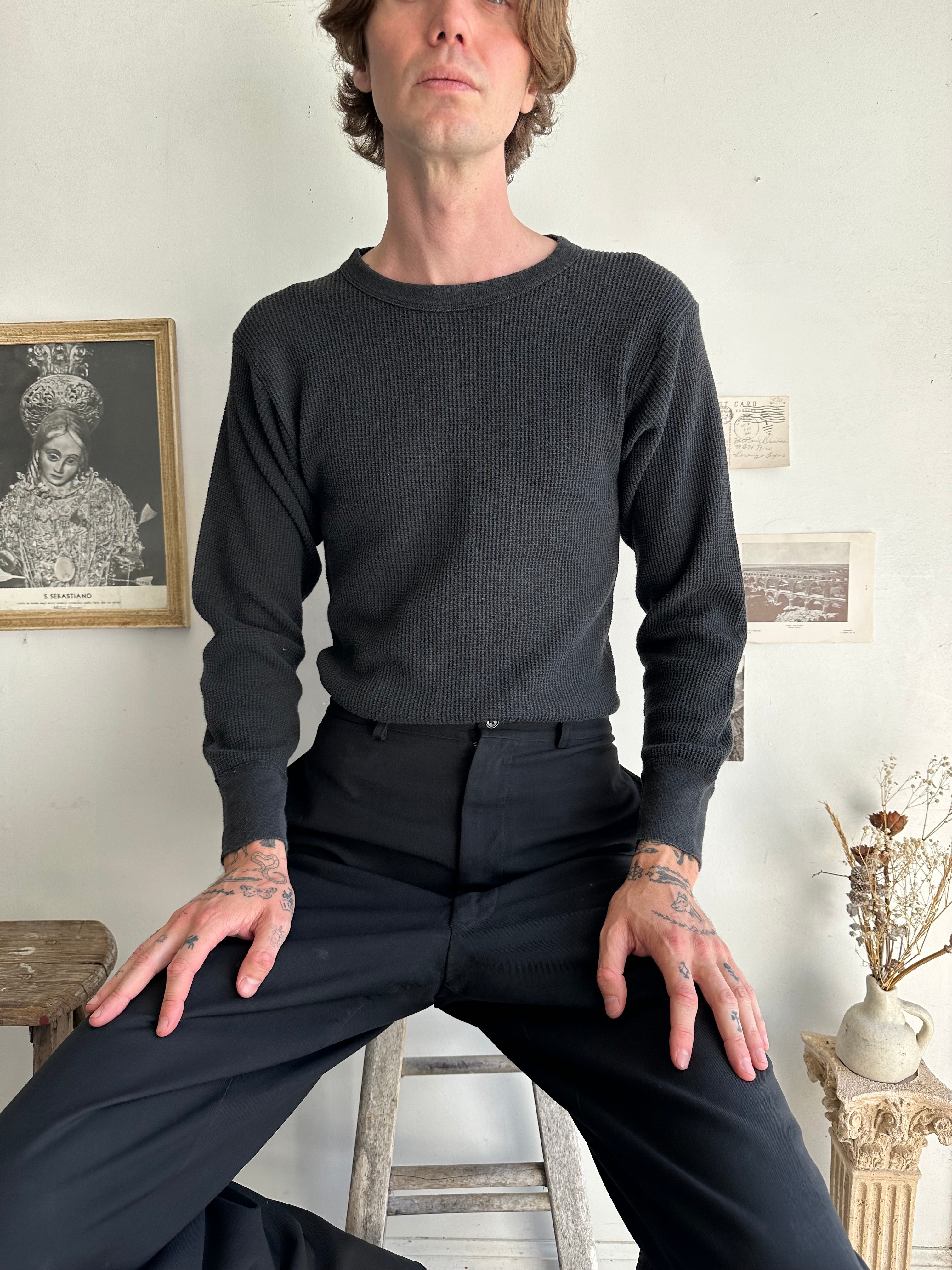 1980s HandTex Black Thermal (M/L)