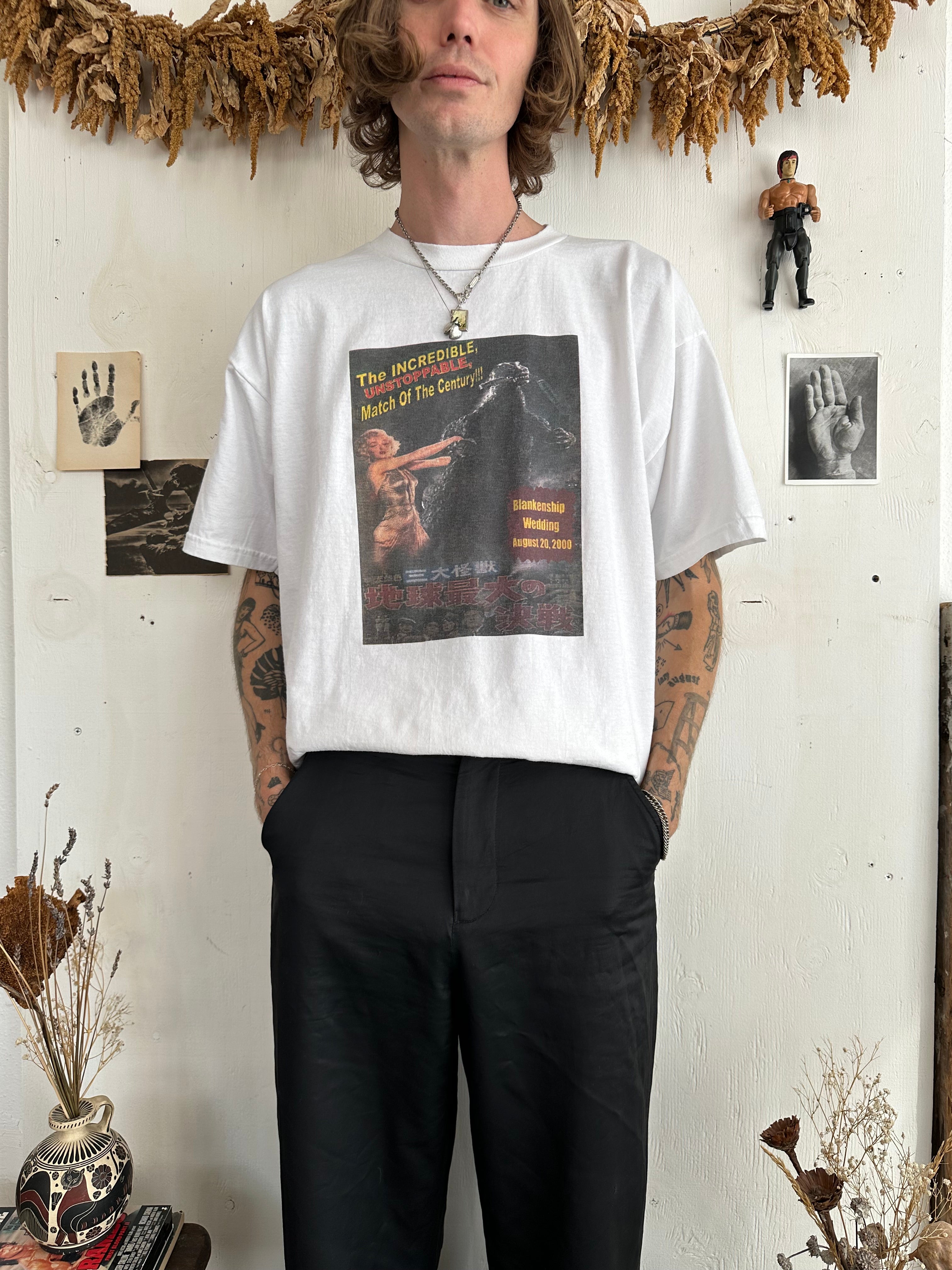 2000s Homemade Godzilla Tee (XL)