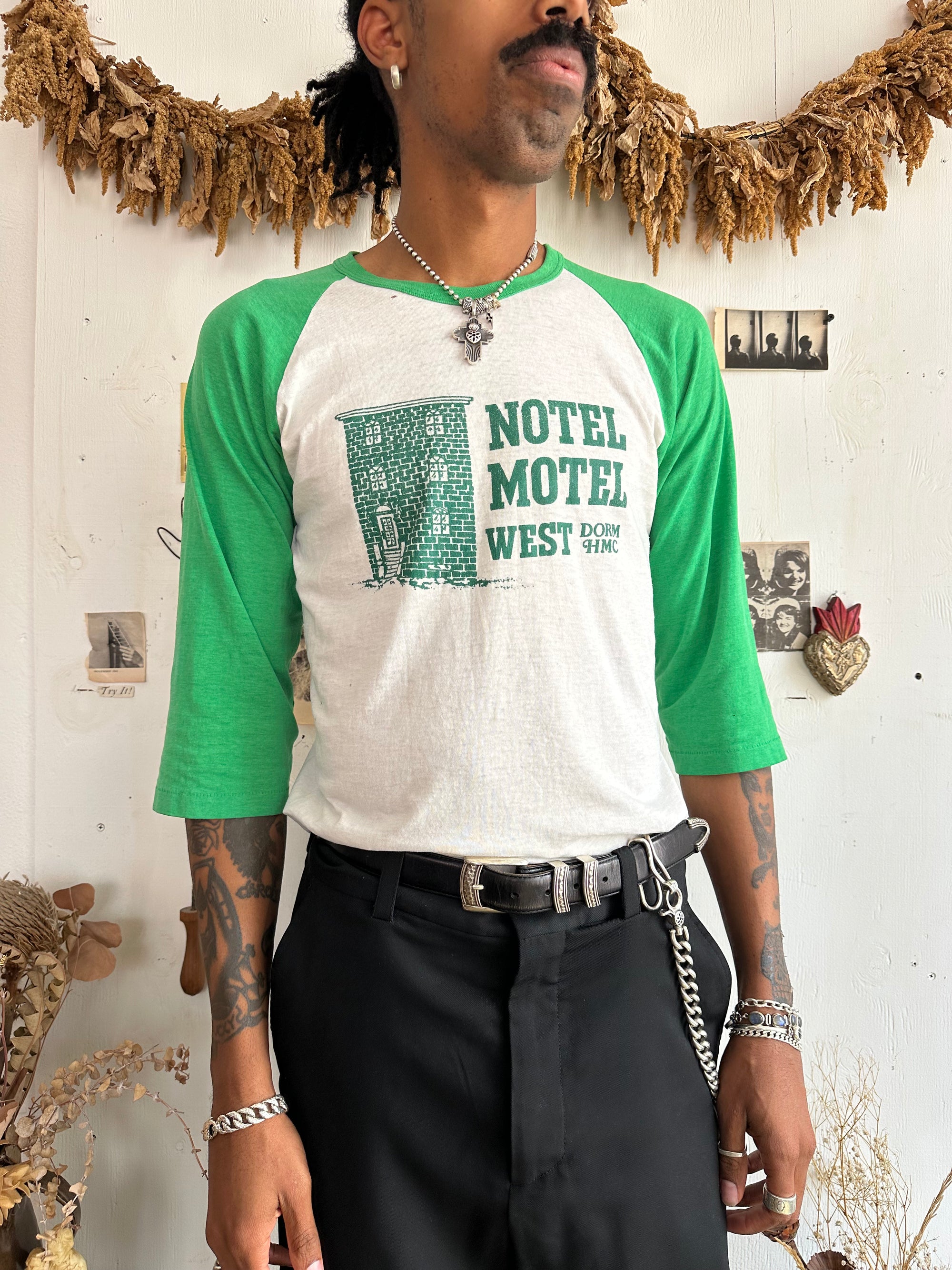 1970s Paper Thin WEST IS BEST Baseball Tee
