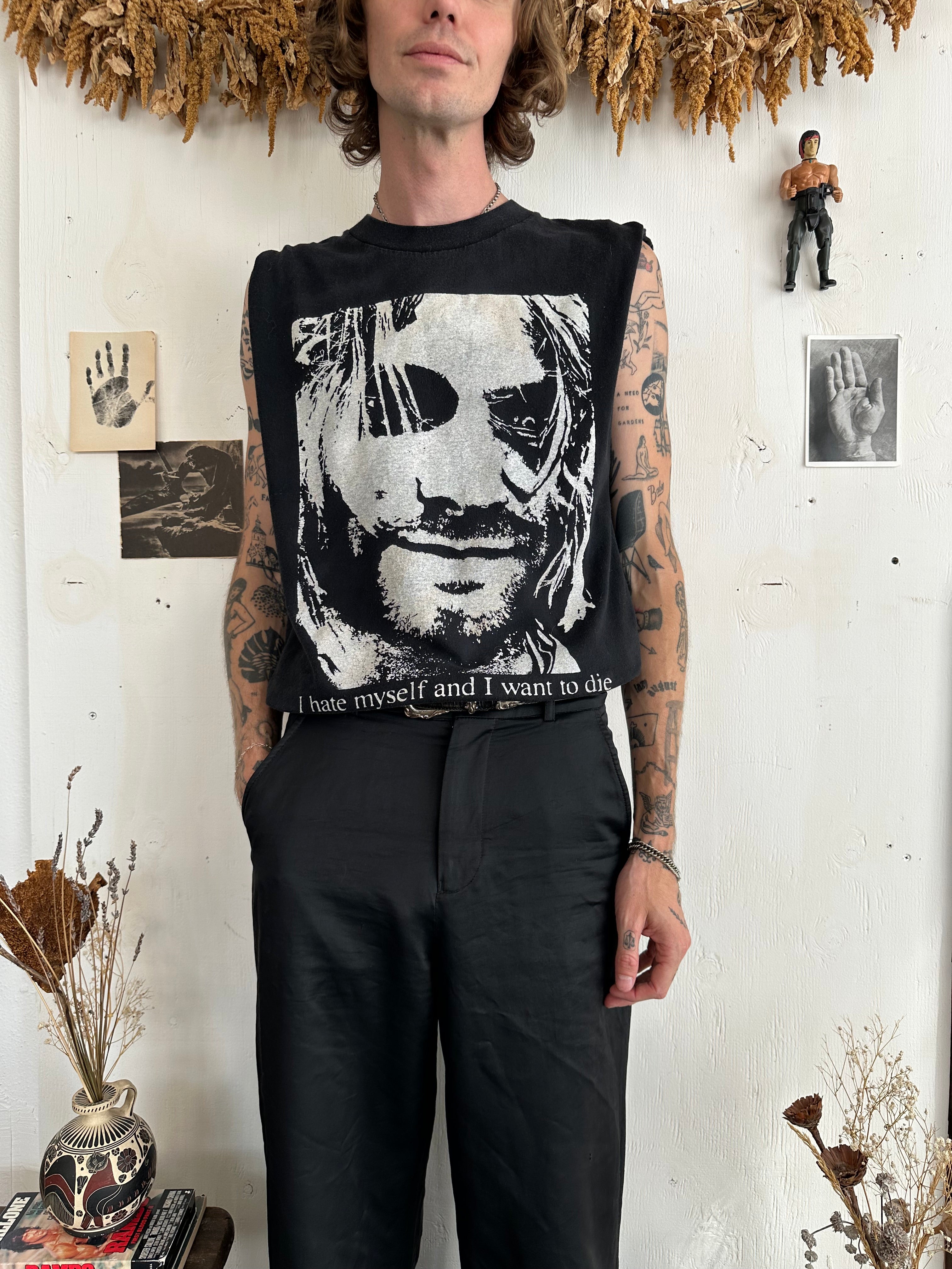 Late 1990s/2000s Kurt Cobain/Nevermind Bootleg Tee (L/XL)