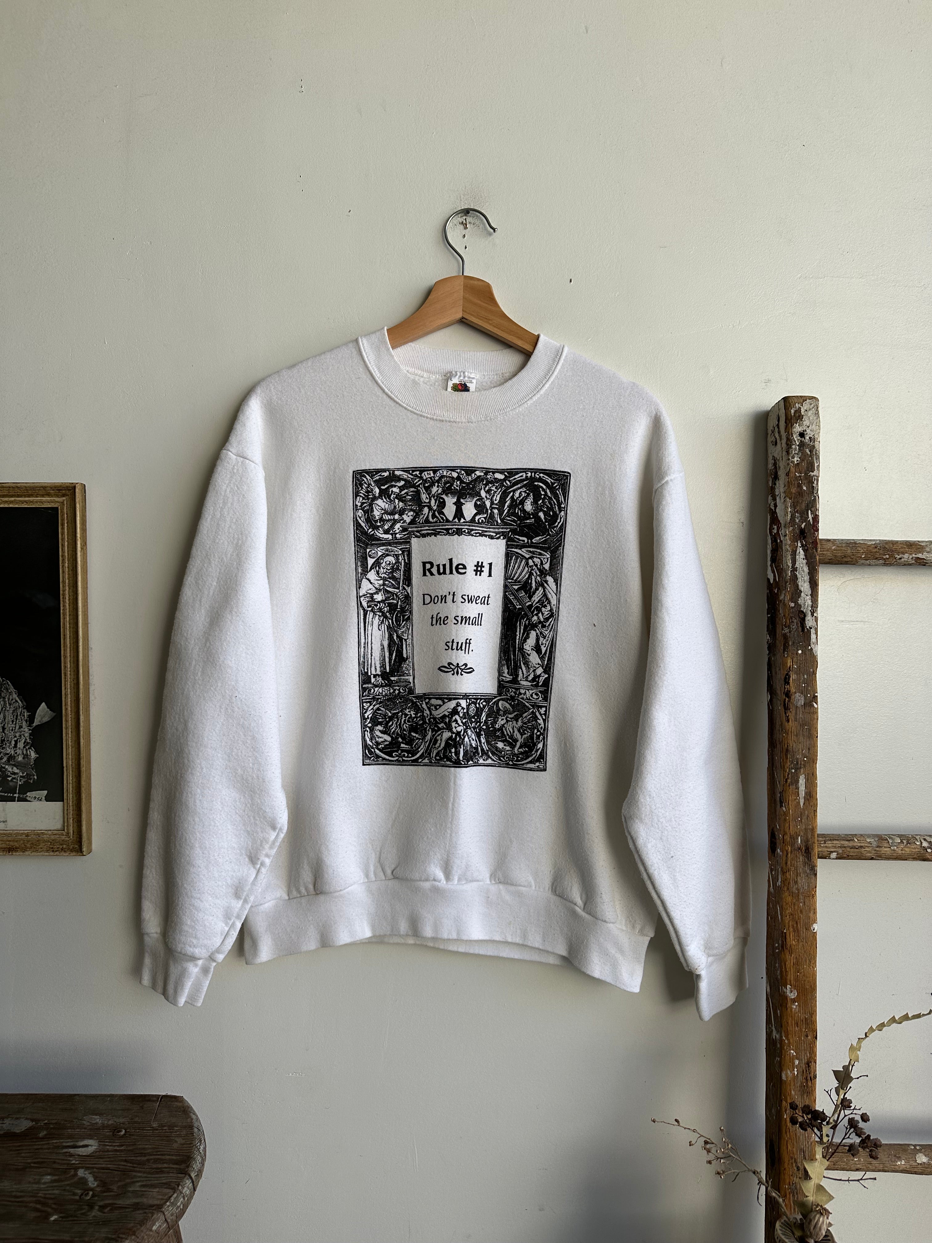 1980s Rules For Life Sweatshirt (L)