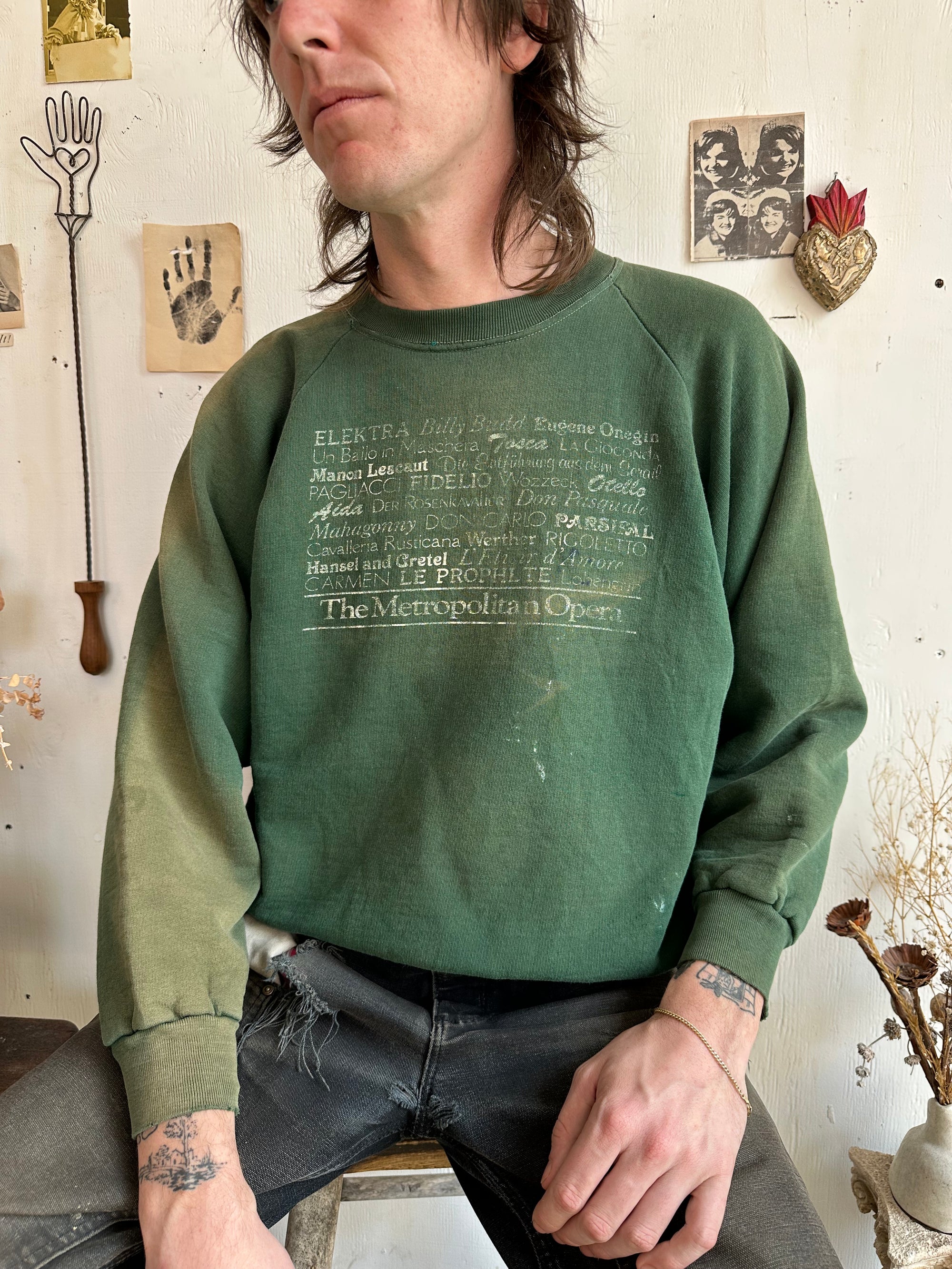 1970s Sunfaded The Metropolitan Opera Sweatshirt