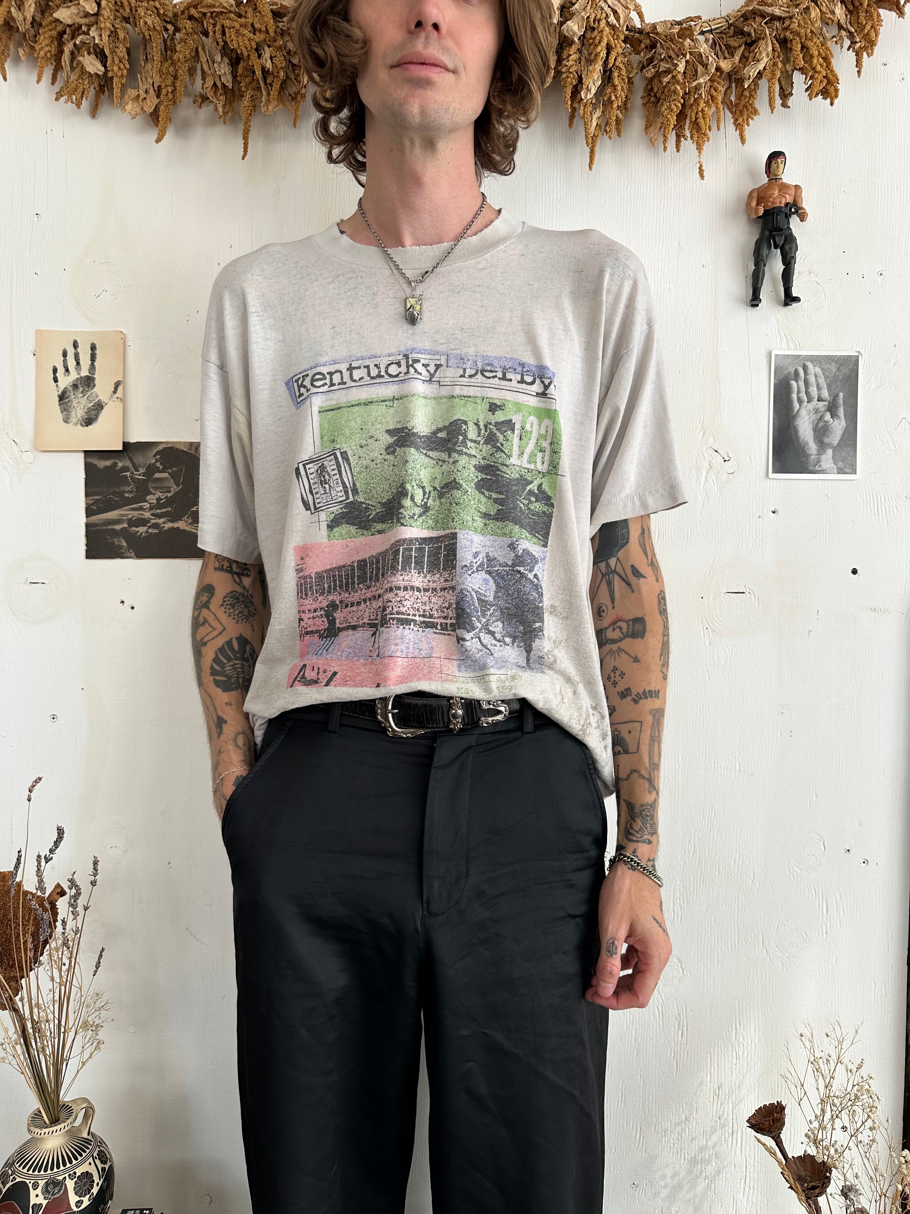 1997 Thrashed Kentucky Derby tee (XL)