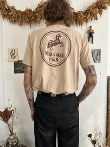 1980s Heronwood Horse Farm tee (M/L)