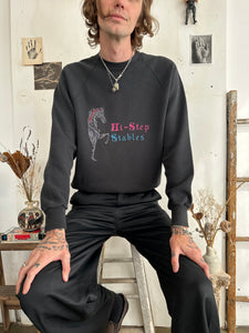 1990s Cross Stitched High-Step Stables Sweatshirt (L)
