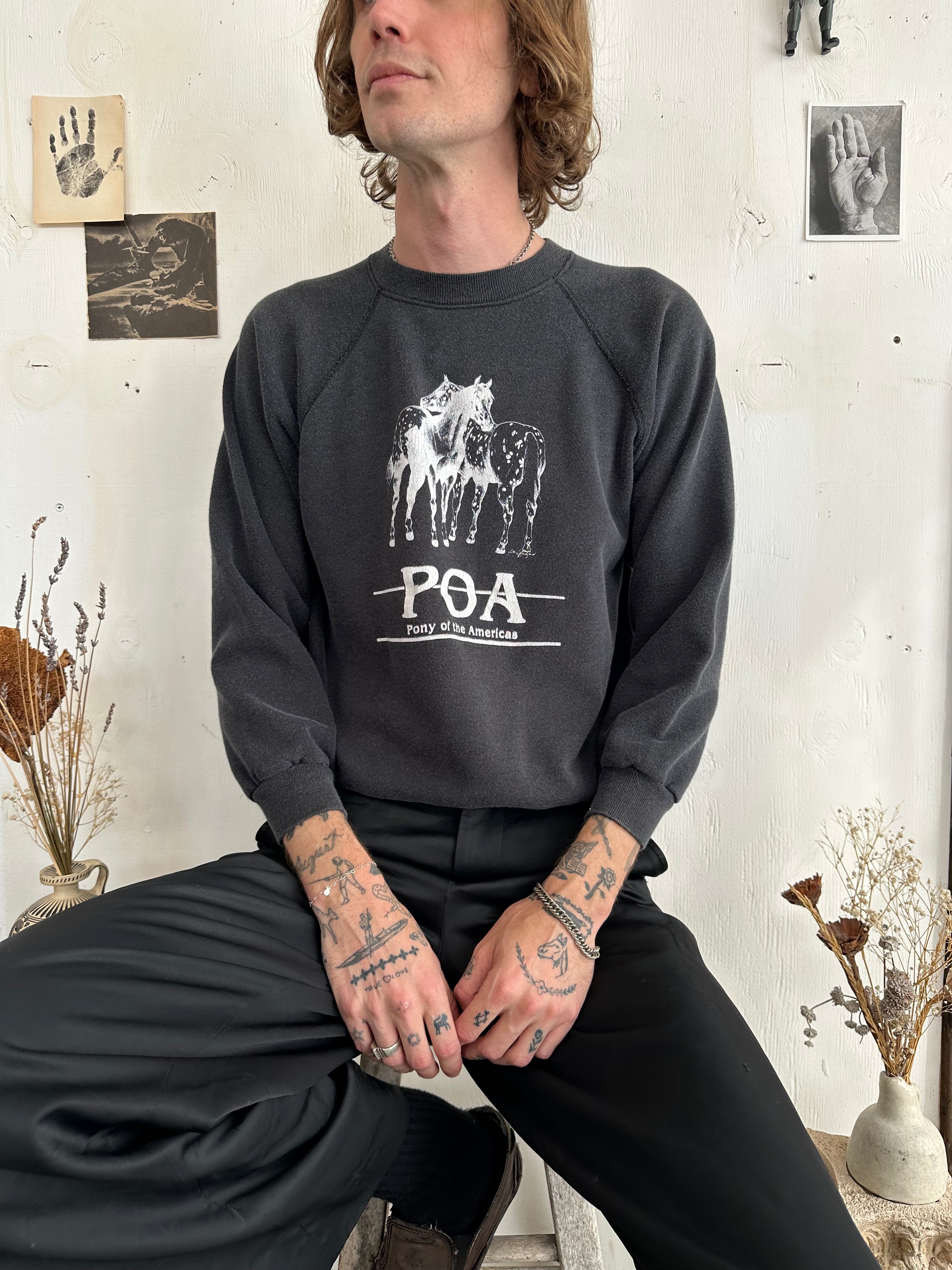 1980s Pony Sweatshirt (Boxy M)