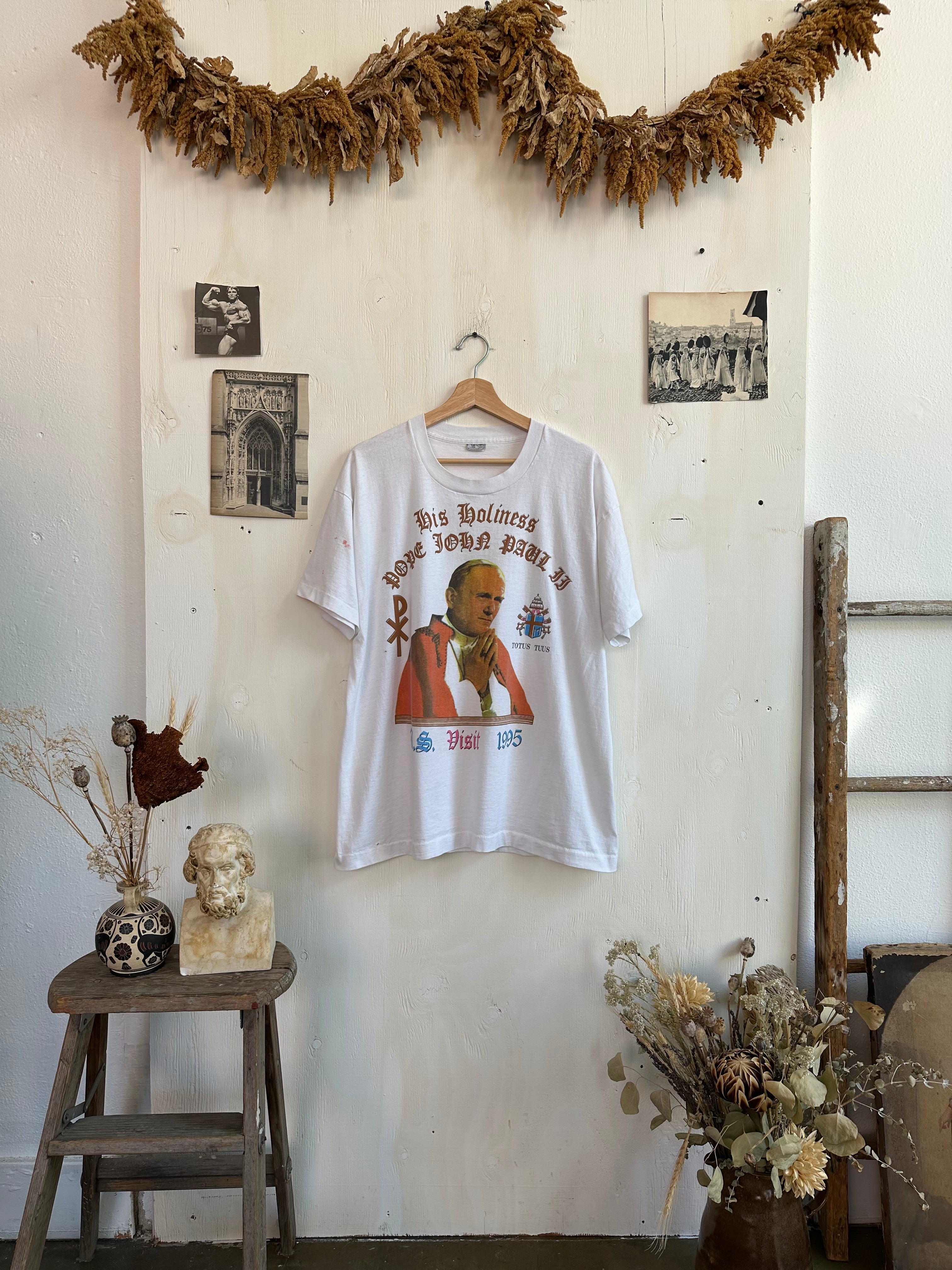 1995 Pope John Paul II Tee (Boxy XL)